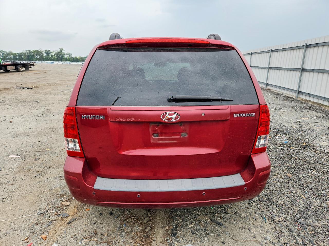 2008 Hyundai Entourage Gls Красный vin: KNDMC233586052940