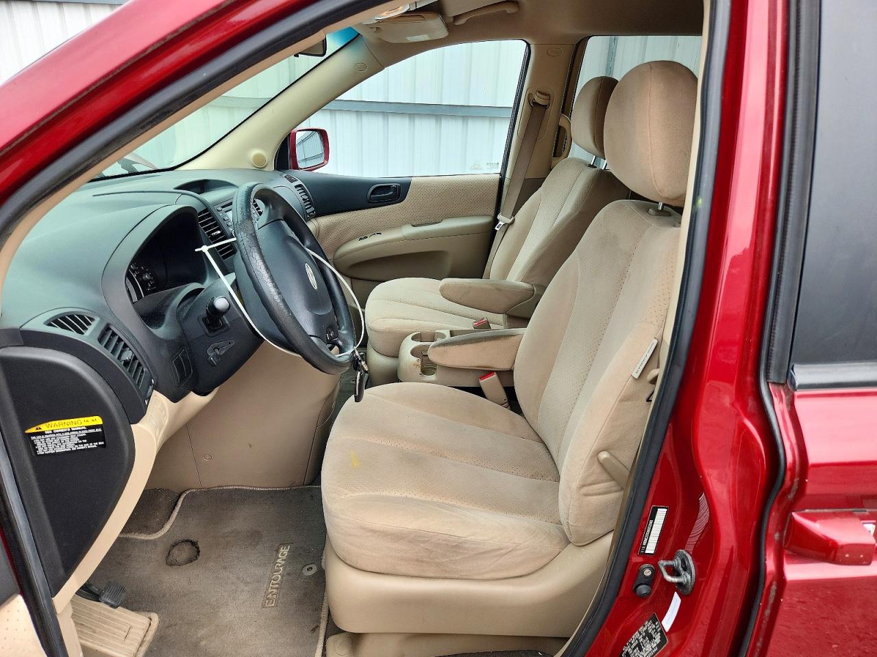 2008 Hyundai Entourage Gls Красный vin: KNDMC233586052940