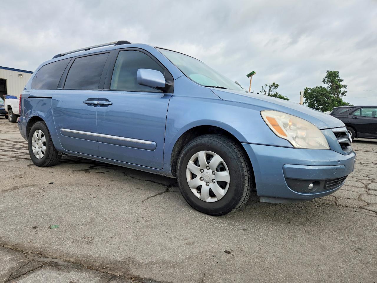 2007 Hyundai Entourage Gls Blue vin: KNDMC233676040925