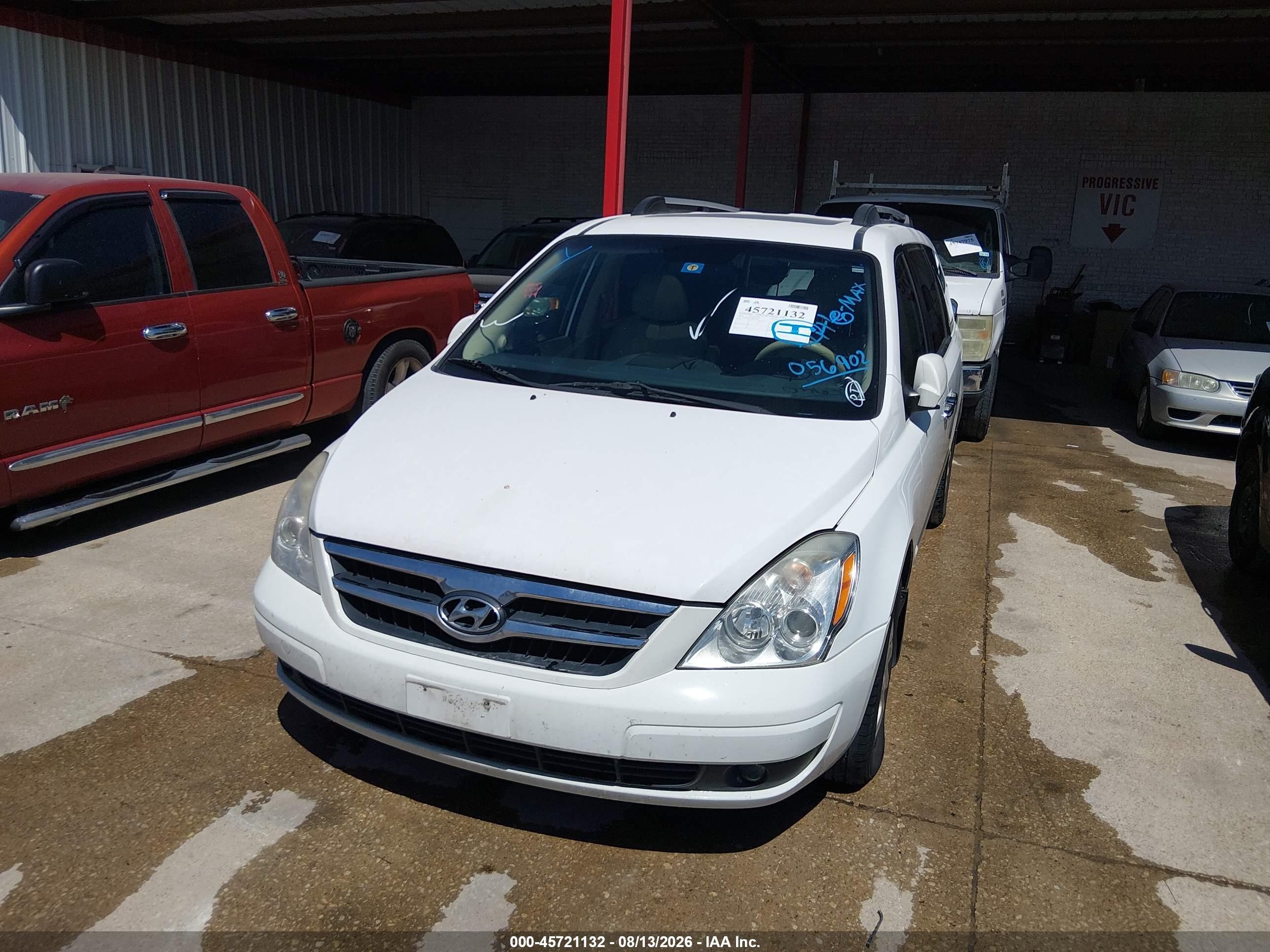 2008 Hyundai Entourage Gls/limited White vin: KNDMC233686056902