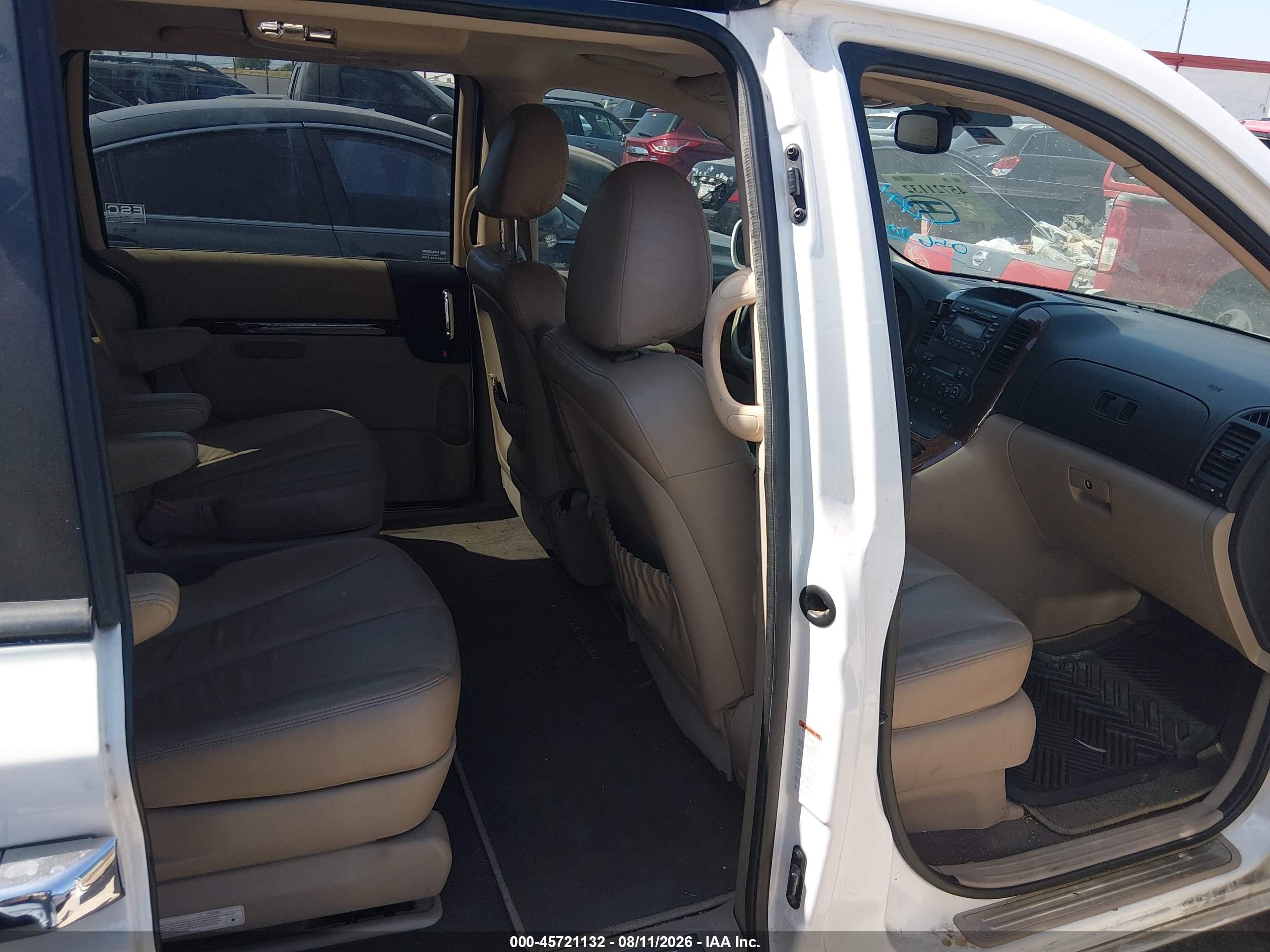 2008 Hyundai Entourage Gls/limited White vin: KNDMC233686056902