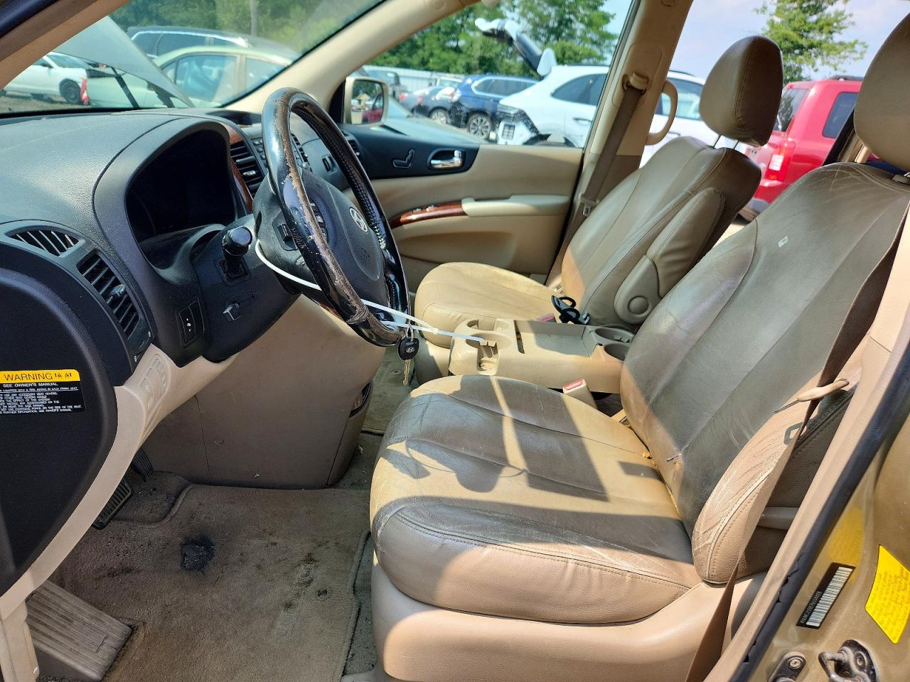 2007 Hyundai Entourage Gls Желто-коричневый vin: KNDMC233876034818