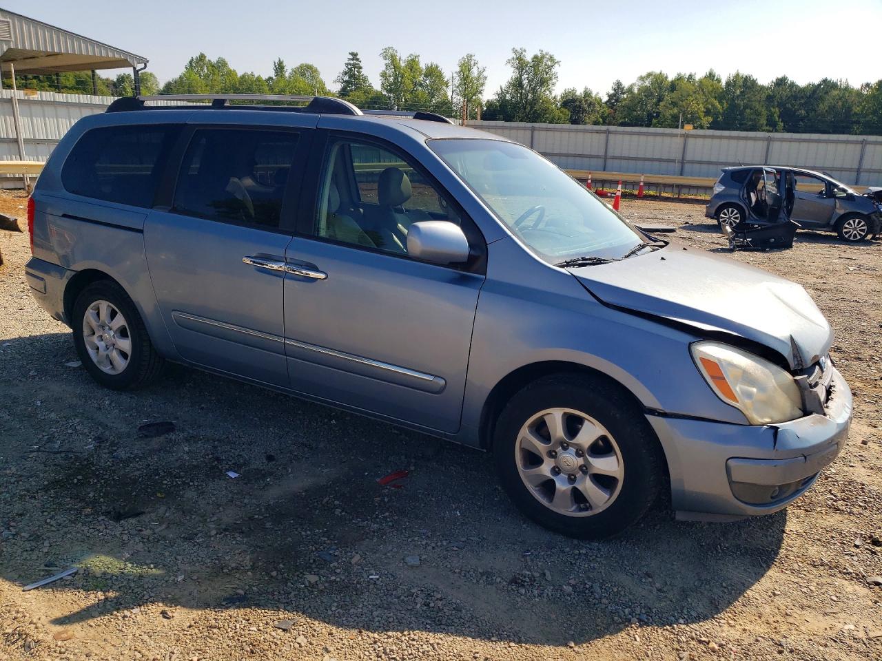 2007 Hyundai Entourage Gls Blue vin: KNDMC233876035614