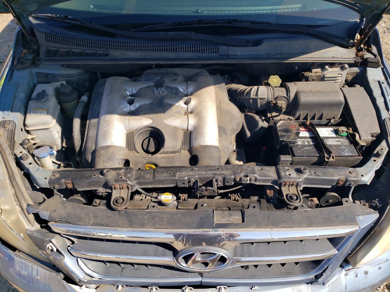 2007 Hyundai Entourage Gls Blue vin: KNDMC233876035614