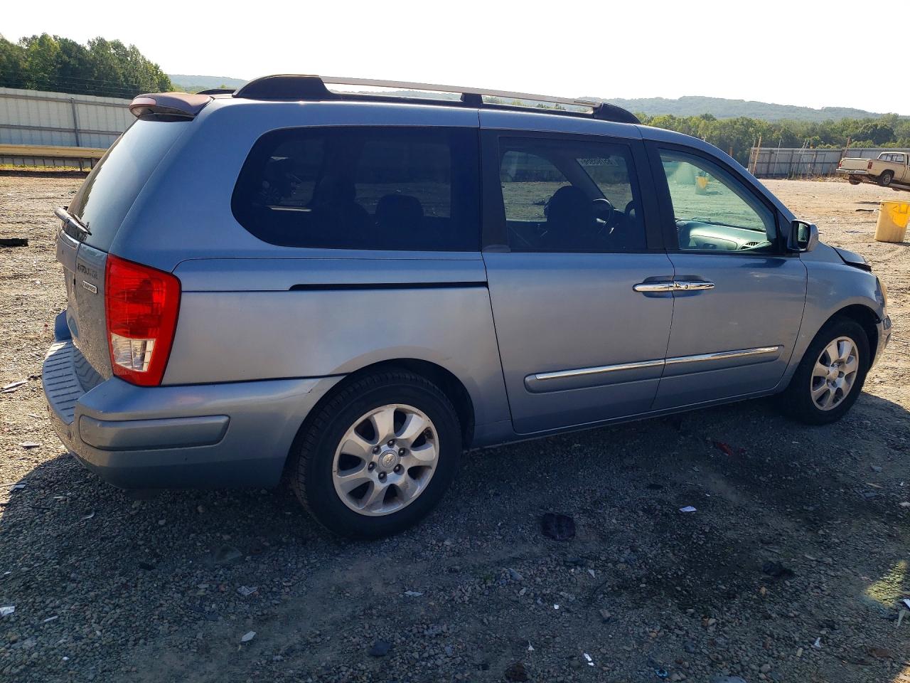 2007 Hyundai Entourage Gls Blue vin: KNDMC233876035614