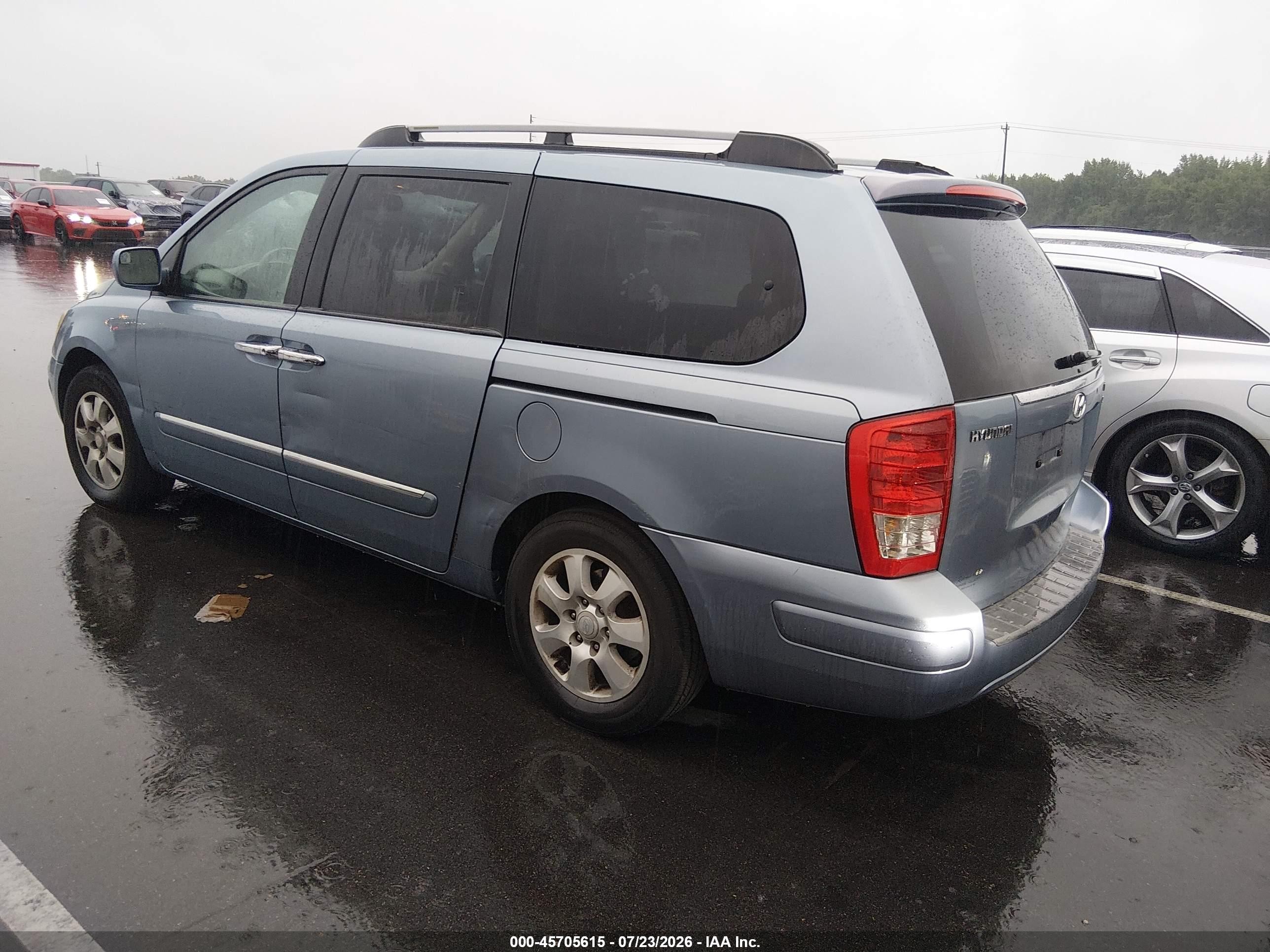 2007 Hyundai Entourage Gls/limited/se Blue vin: KNDMC233X76015865