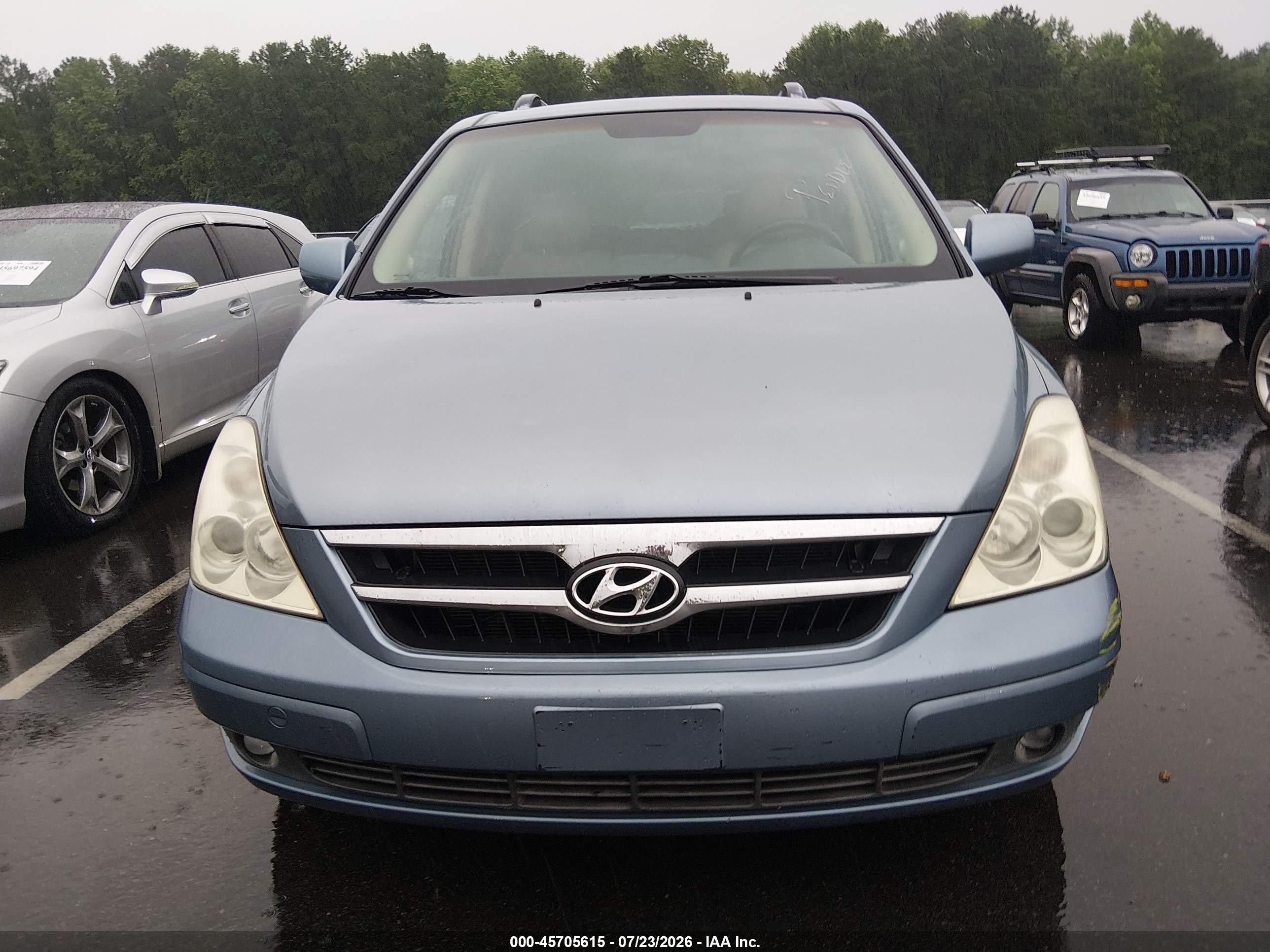 2007 Hyundai Entourage Gls/limited/se Blue vin: KNDMC233X76015865
