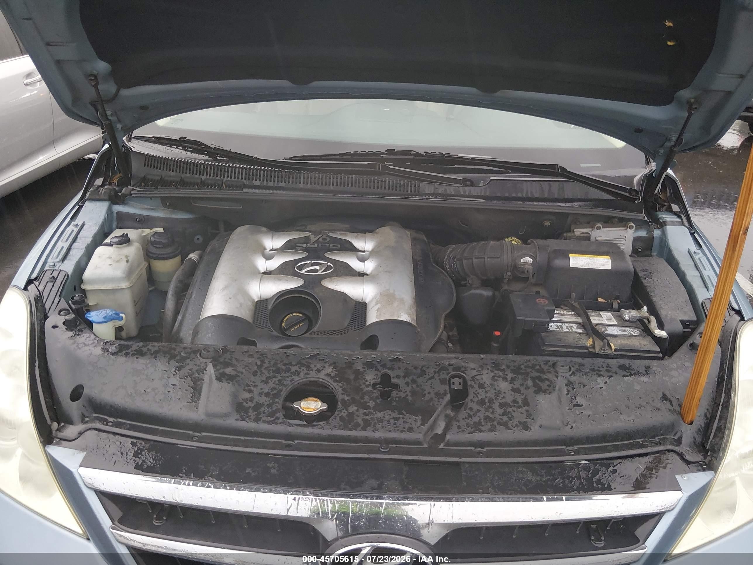 2007 Hyundai Entourage Gls/limited/se Blue vin: KNDMC233X76015865