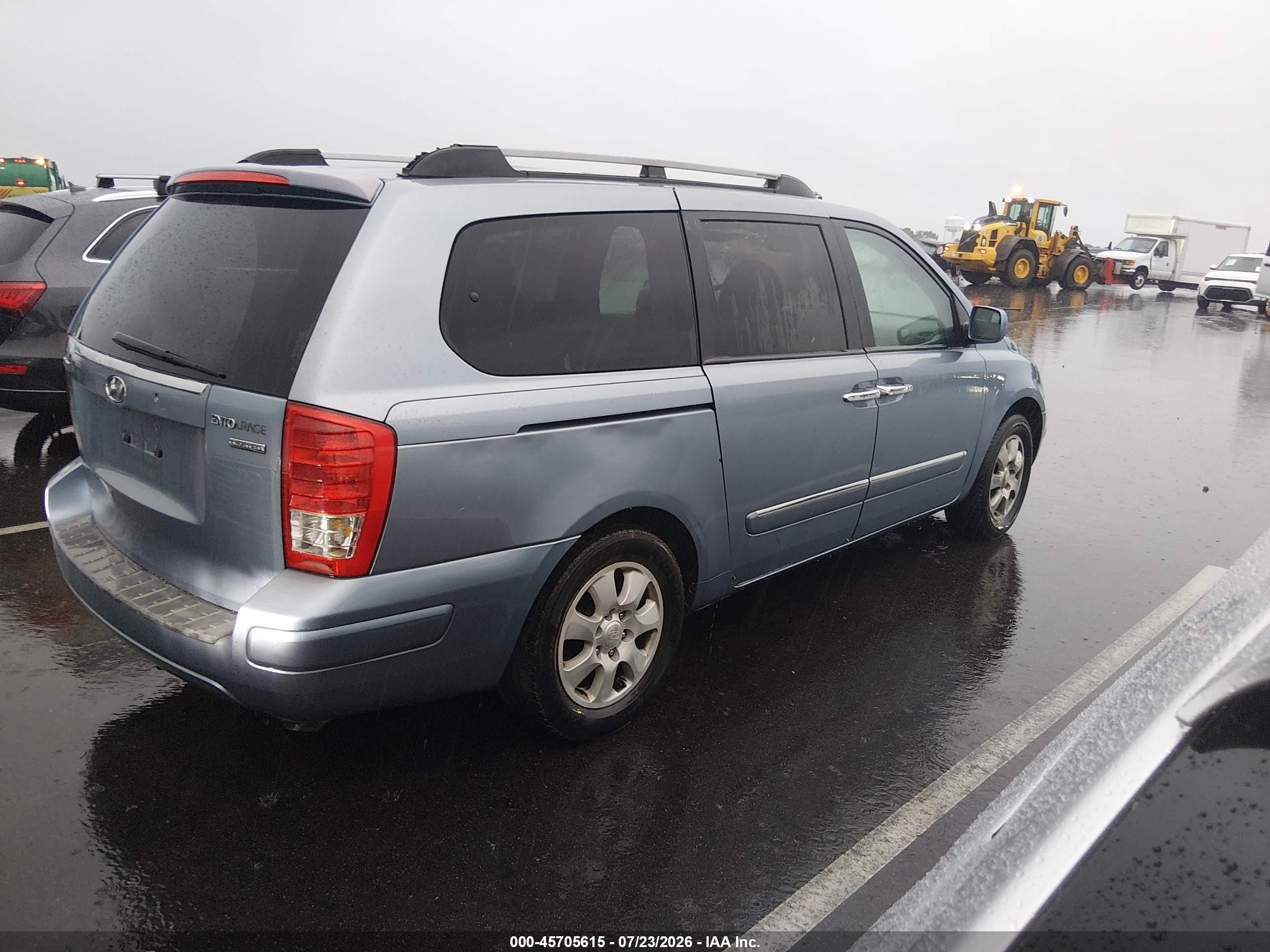 2007 Hyundai Entourage Gls/limited/se Blue vin: KNDMC233X76015865