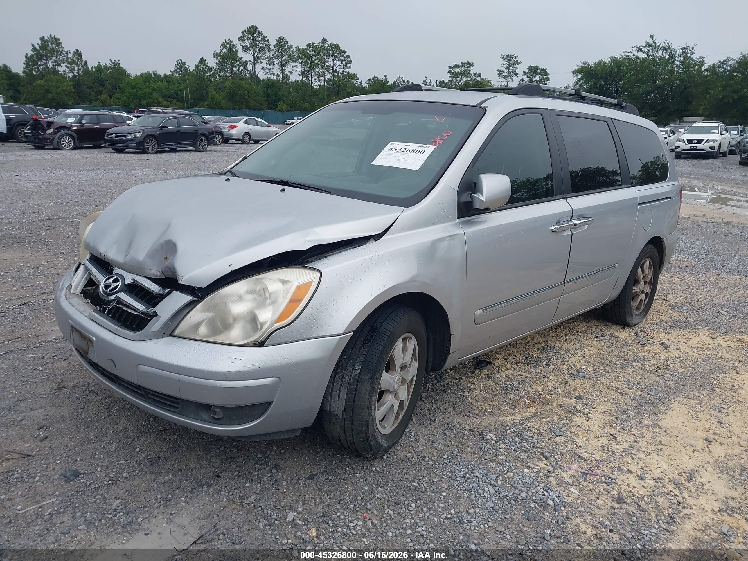 2008 Hyundai Entourage Gls/limited Silver vin: KNDMC233X86045014