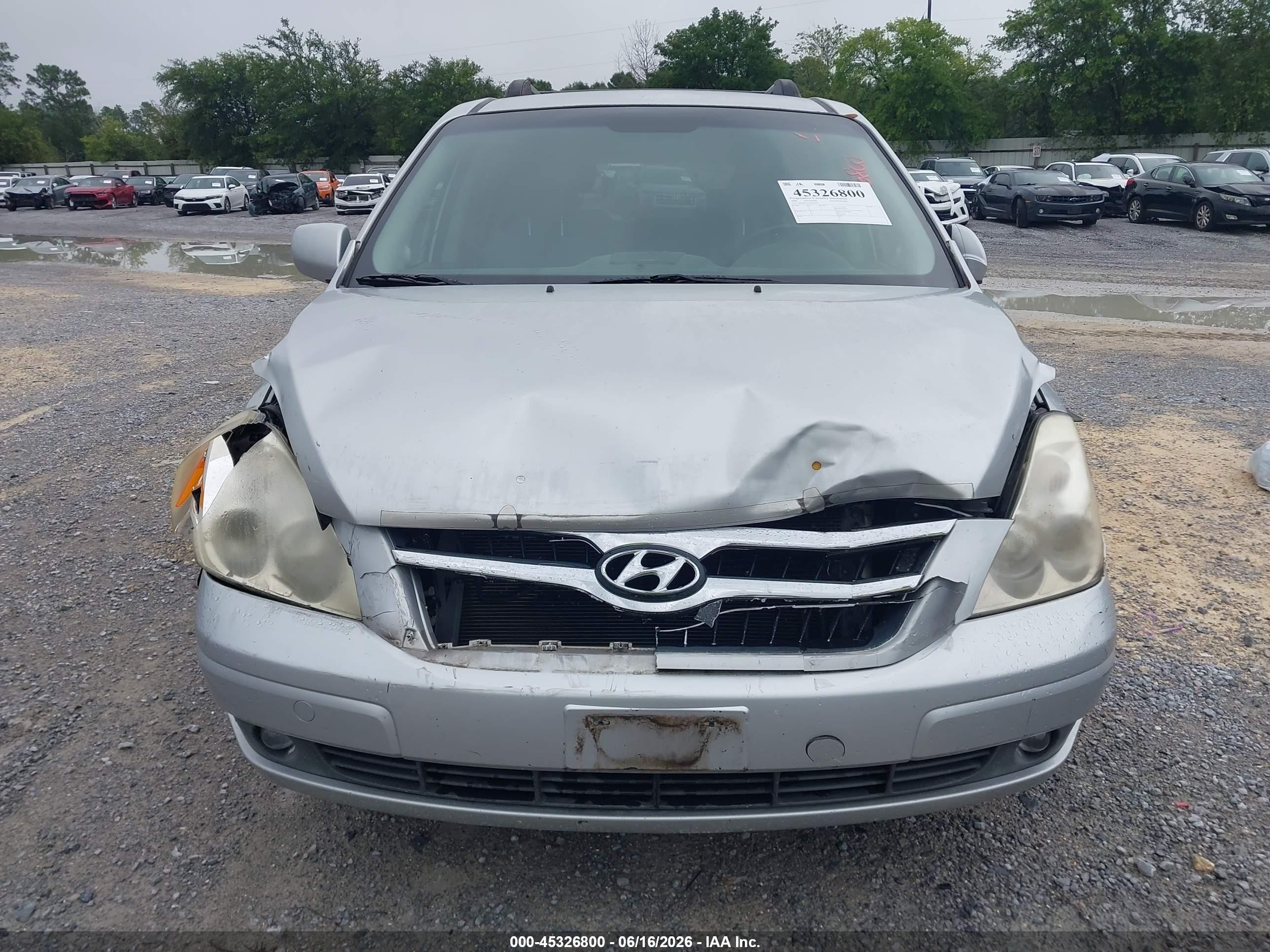 2008 Hyundai Entourage Gls/limited Silver vin: KNDMC233X86045014