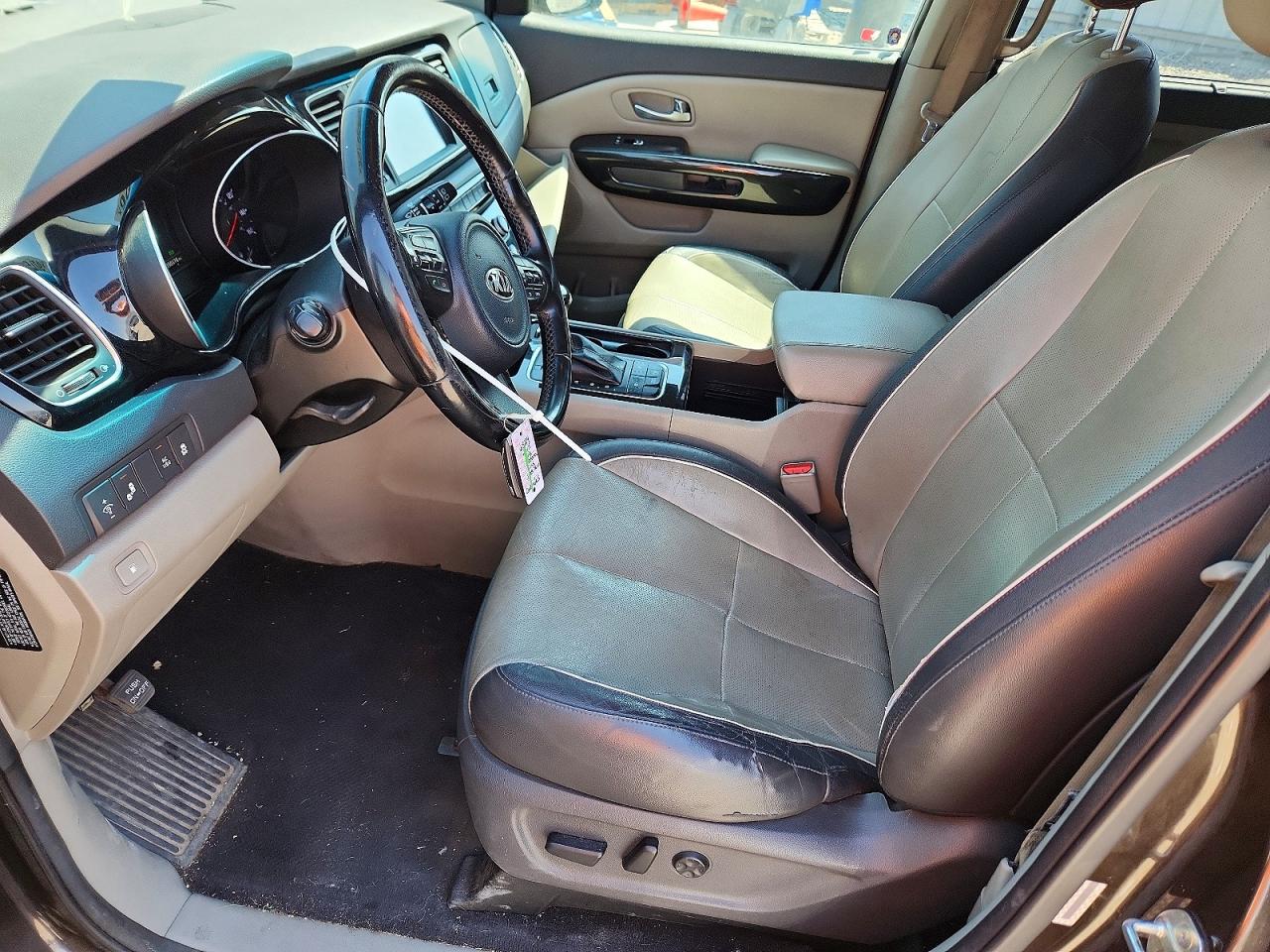 2015 Kia Sedona Sx Gray vin: KNDMC5C10F6037307