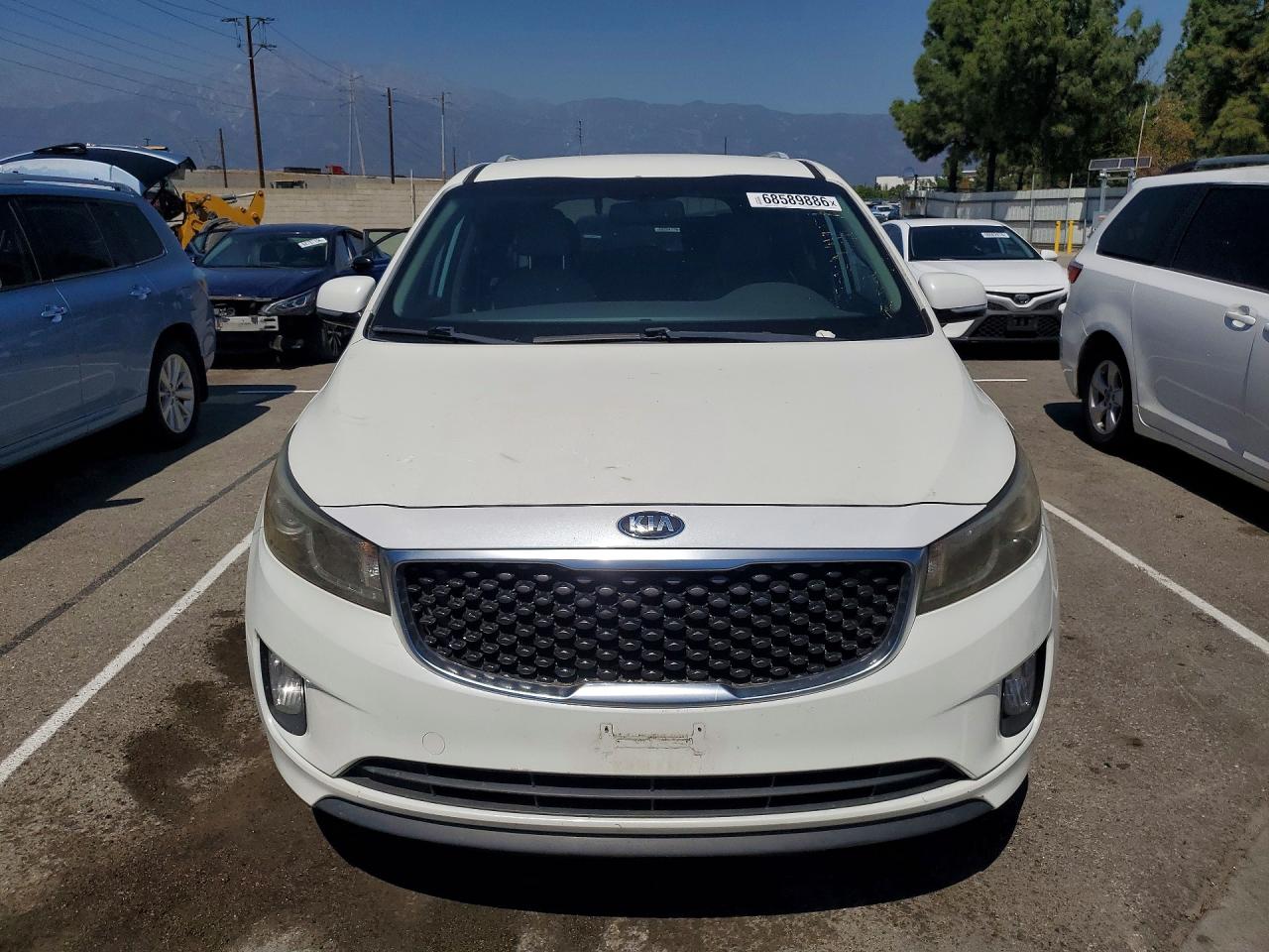 2015 Kia Sedona Ex Белый vin: KNDMC5C10F6045133