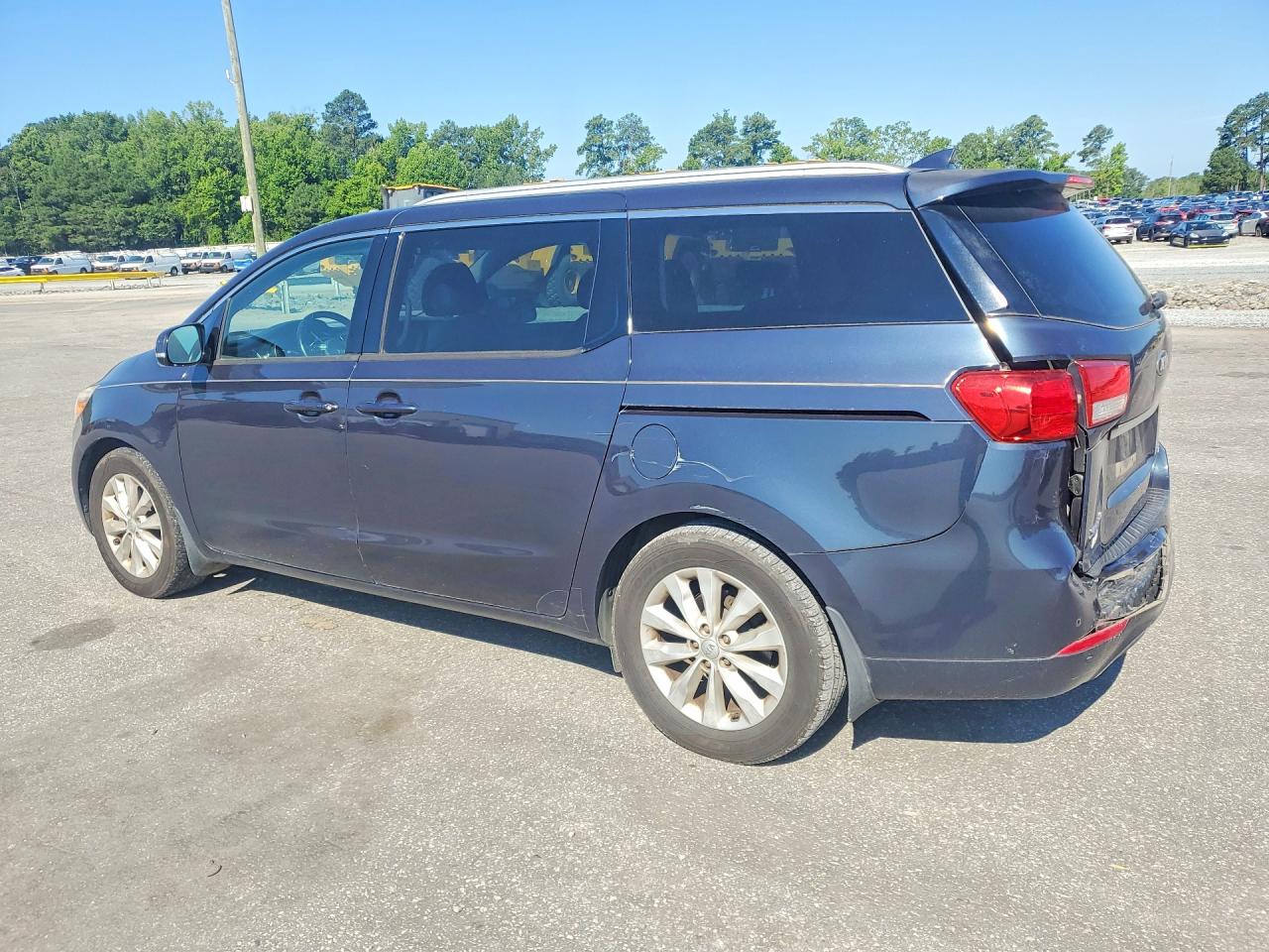2015 Kia Sedona Ex Blue vin: KNDMC5C10F6058643