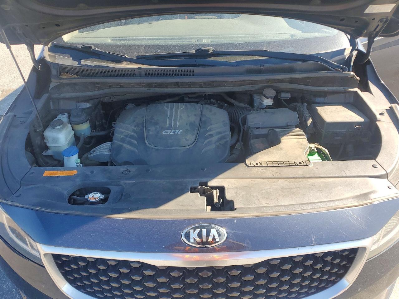 2015 Kia Sedona Ex Blue vin: KNDMC5C10F6058643