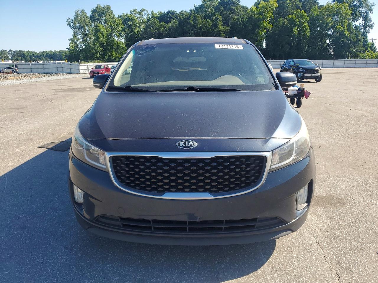 2015 Kia Sedona Ex Blue vin: KNDMC5C10F6058643