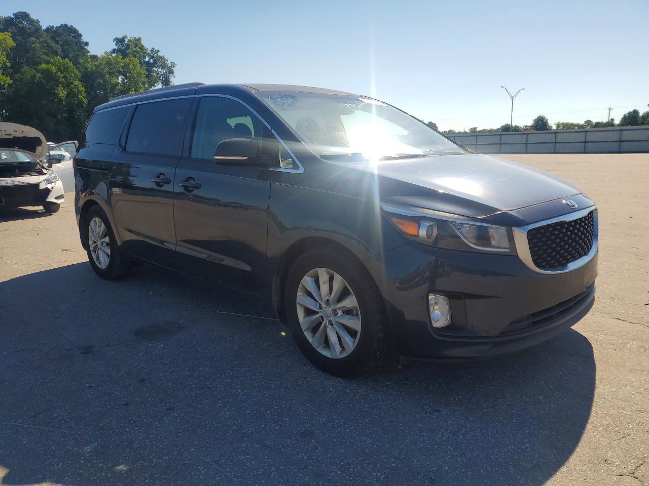 2015 Kia Sedona Ex Blue vin: KNDMC5C10F6058643