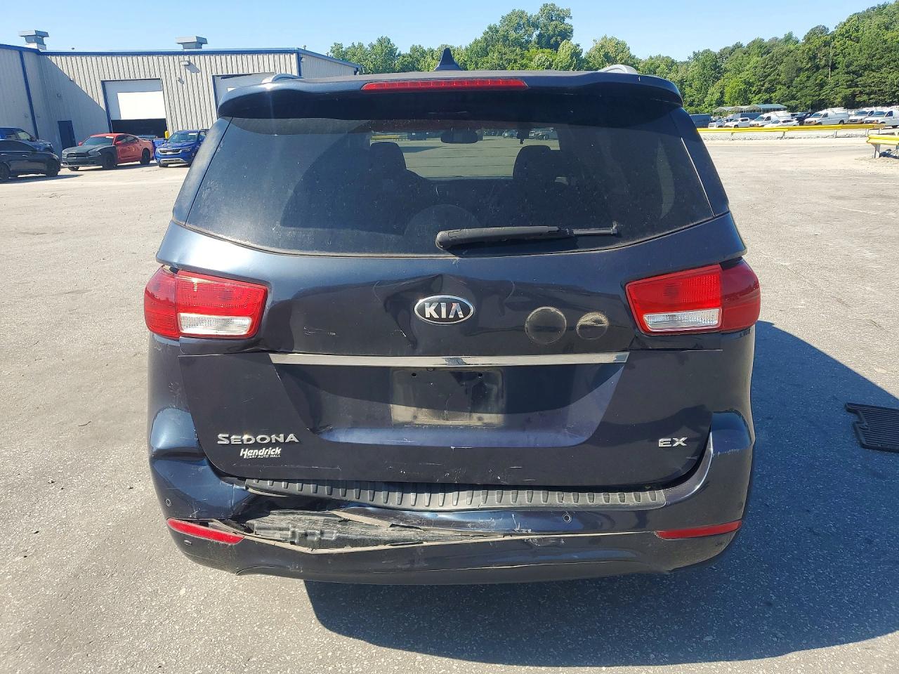 2015 Kia Sedona Ex Blue vin: KNDMC5C10F6058643