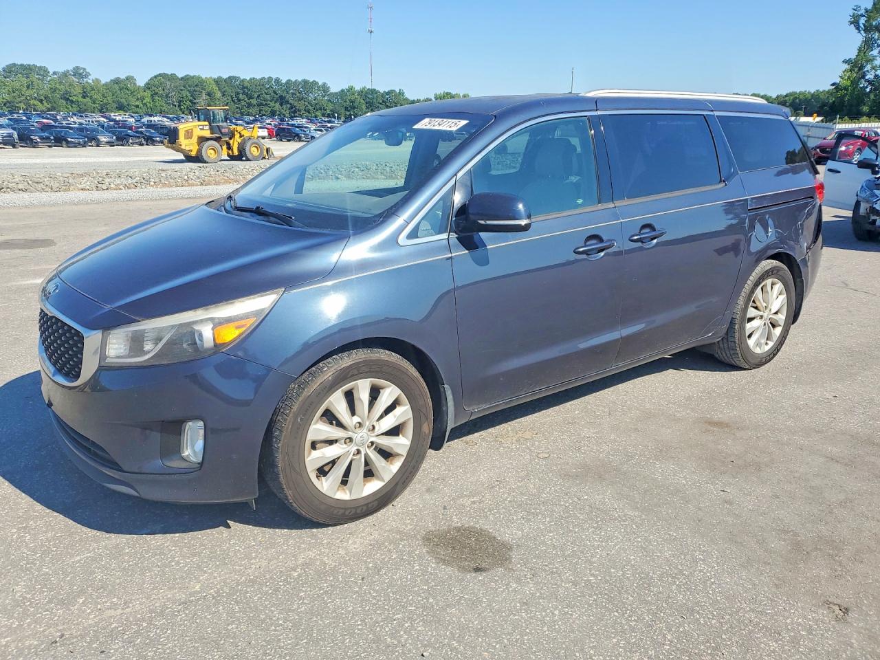 2015 Kia Sedona Ex Blue vin: KNDMC5C10F6058643