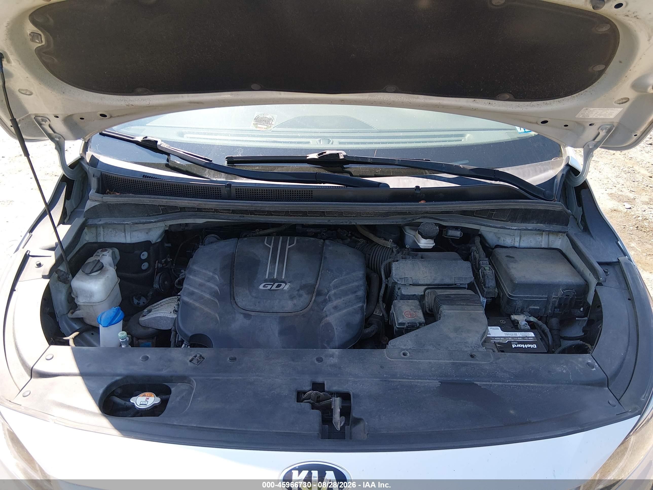 2015 Kia Sedona Sx Silver vin: KNDMC5C10F6066497