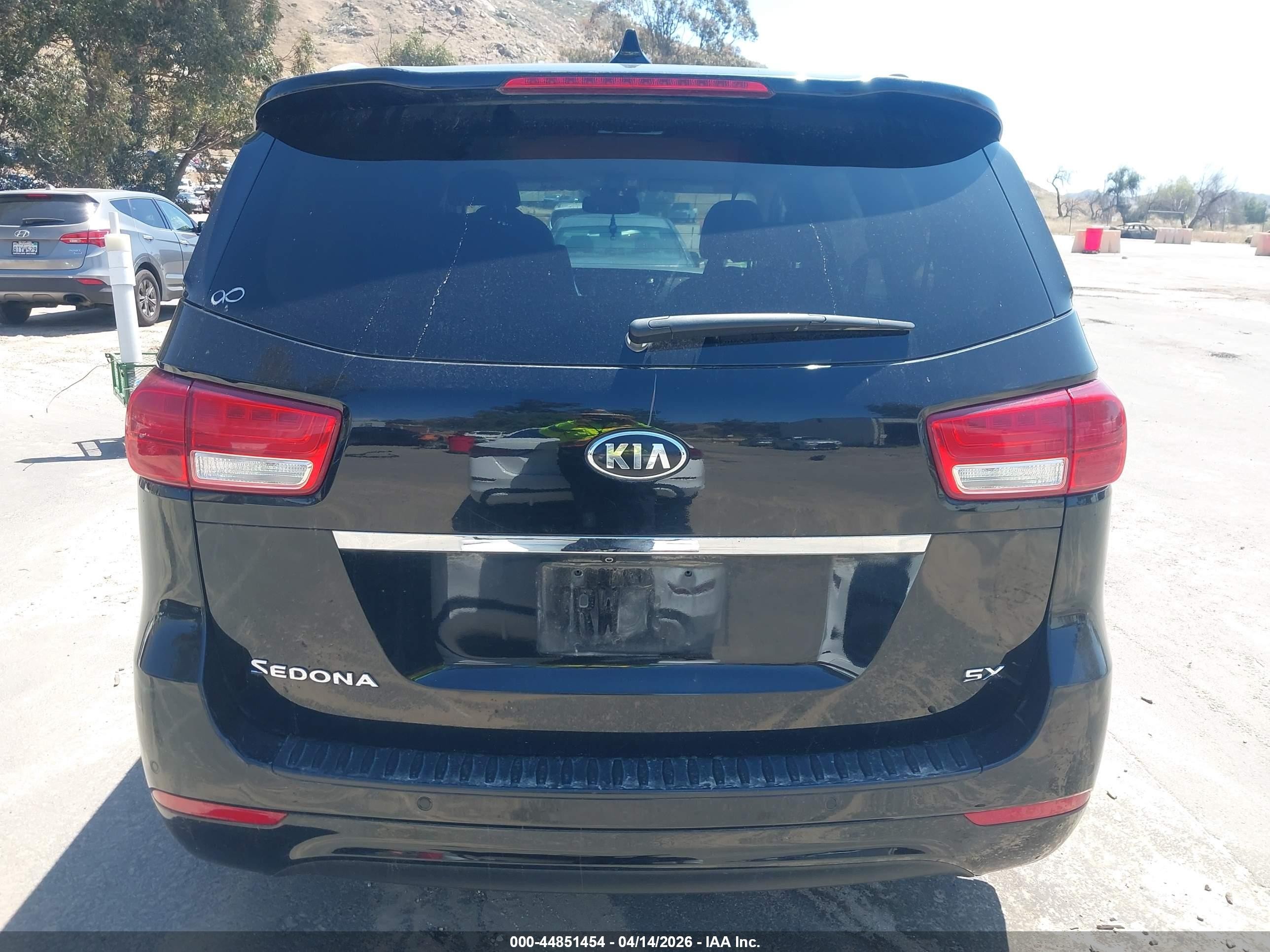 2018 Kia Sedona Sx Black vin: KNDMC5C10J6398979