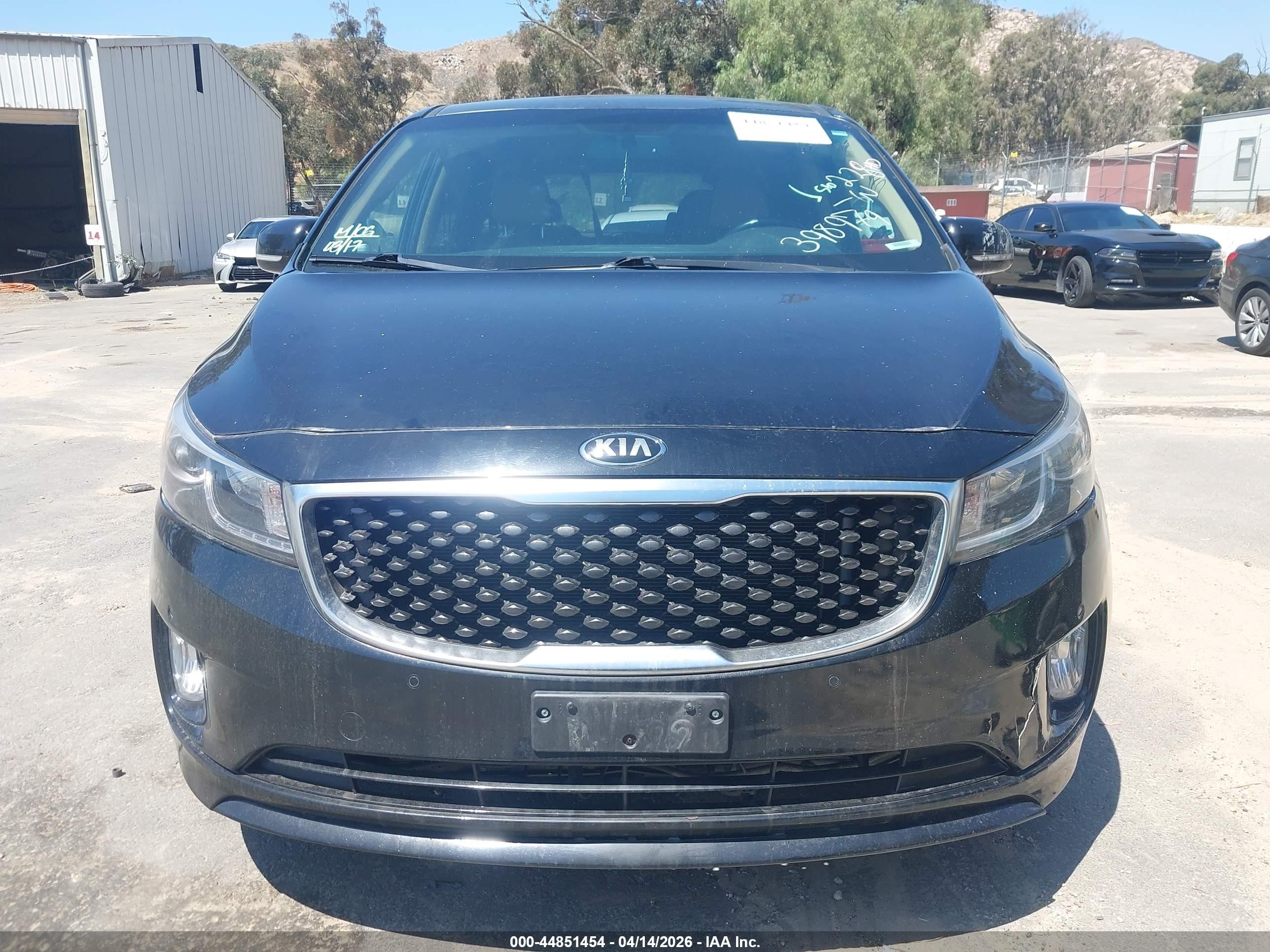2018 Kia Sedona Sx Black vin: KNDMC5C10J6398979