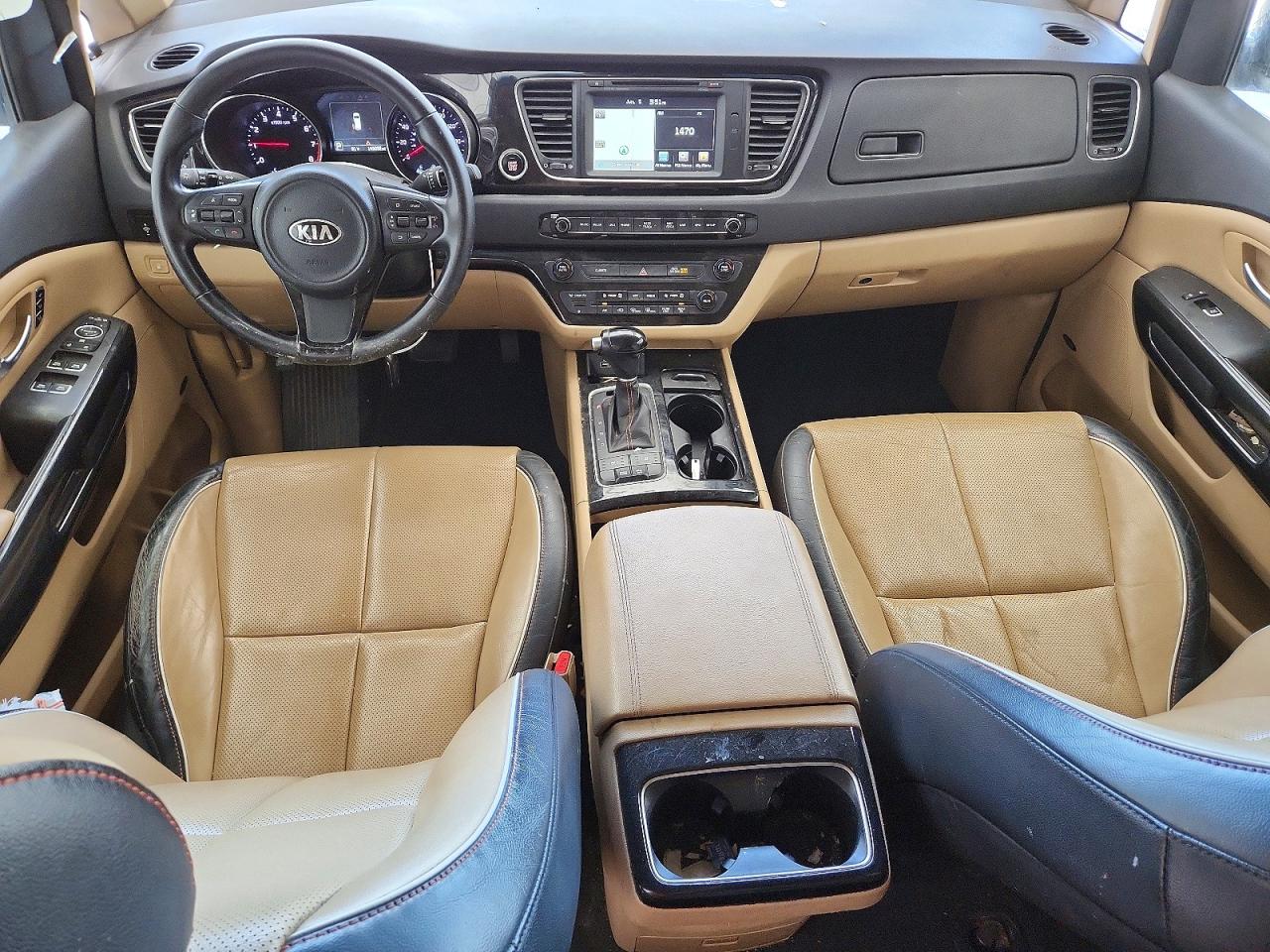 2015 Kia Sedona Sx Tan vin: KNDMC5C11F6020547