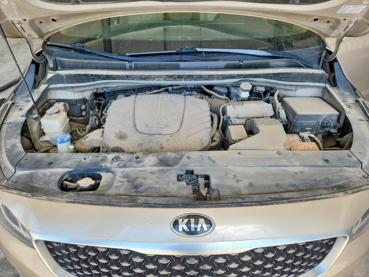 2015 Kia Sedona Sx Tan vin: KNDMC5C11F6020547