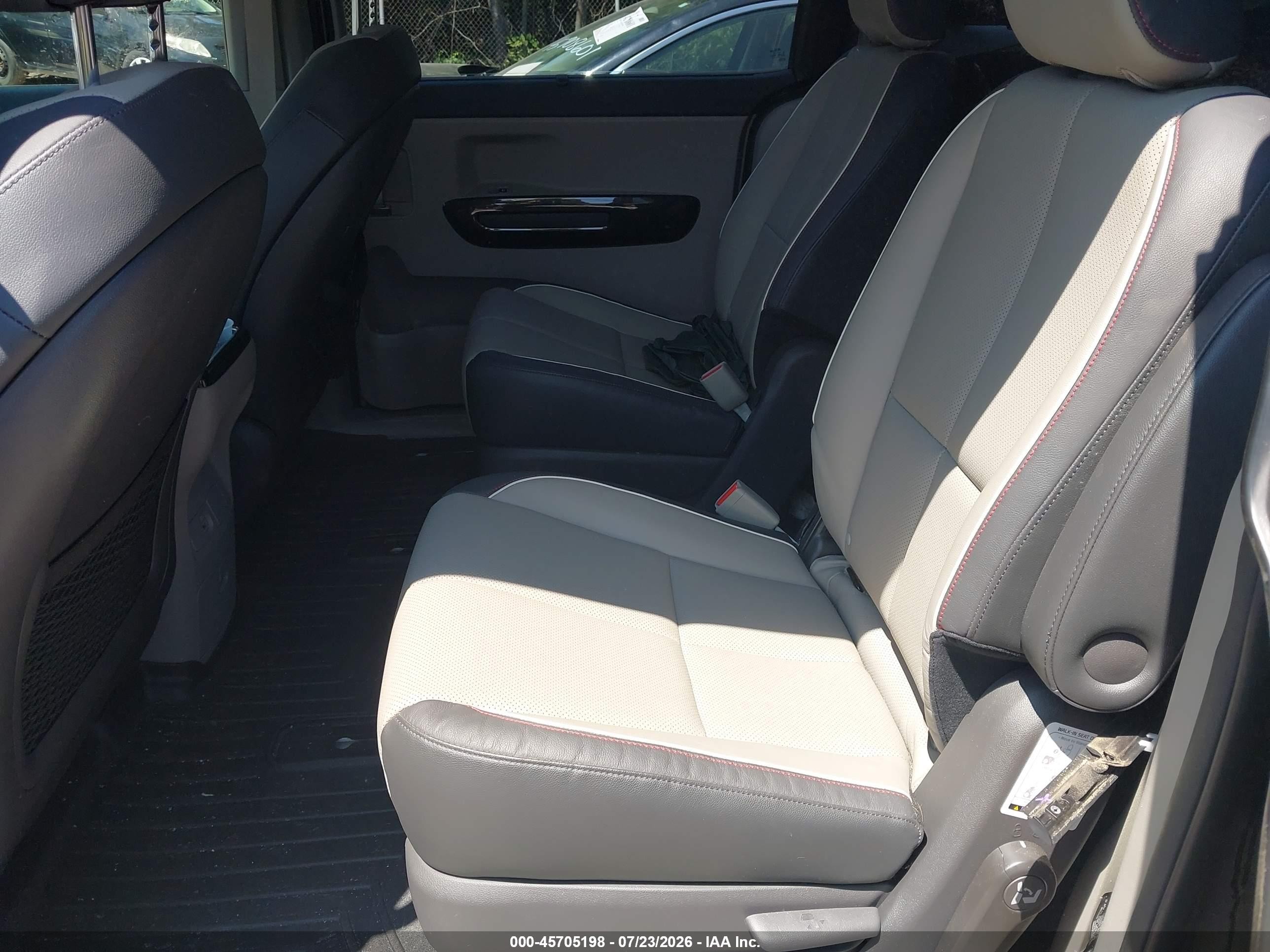 2015 Kia Sedona Ex Черный vin: KNDMC5C12F6020895
