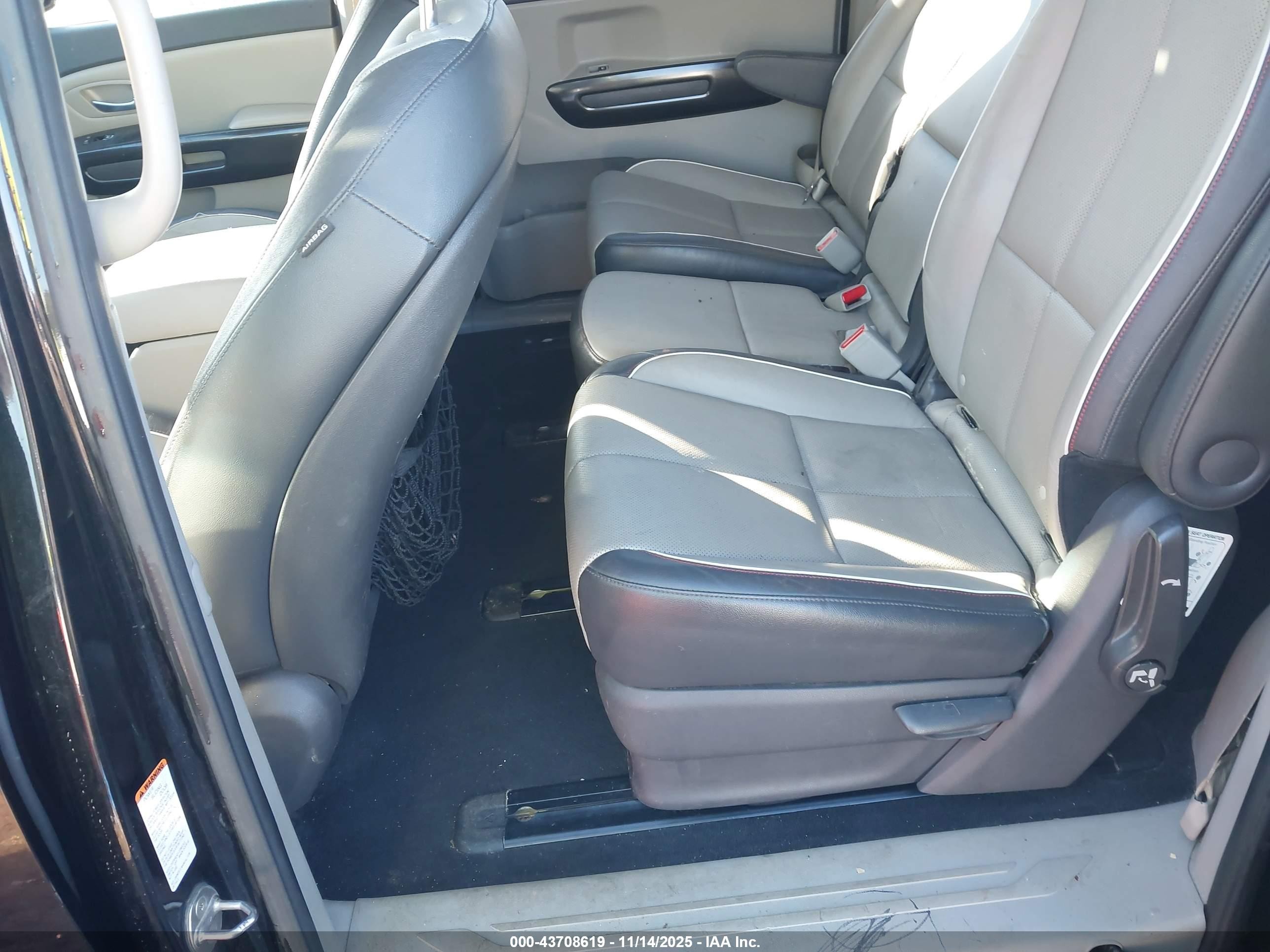 2015 Kia Sedona Ex Black vin: KNDMC5C12F6022243