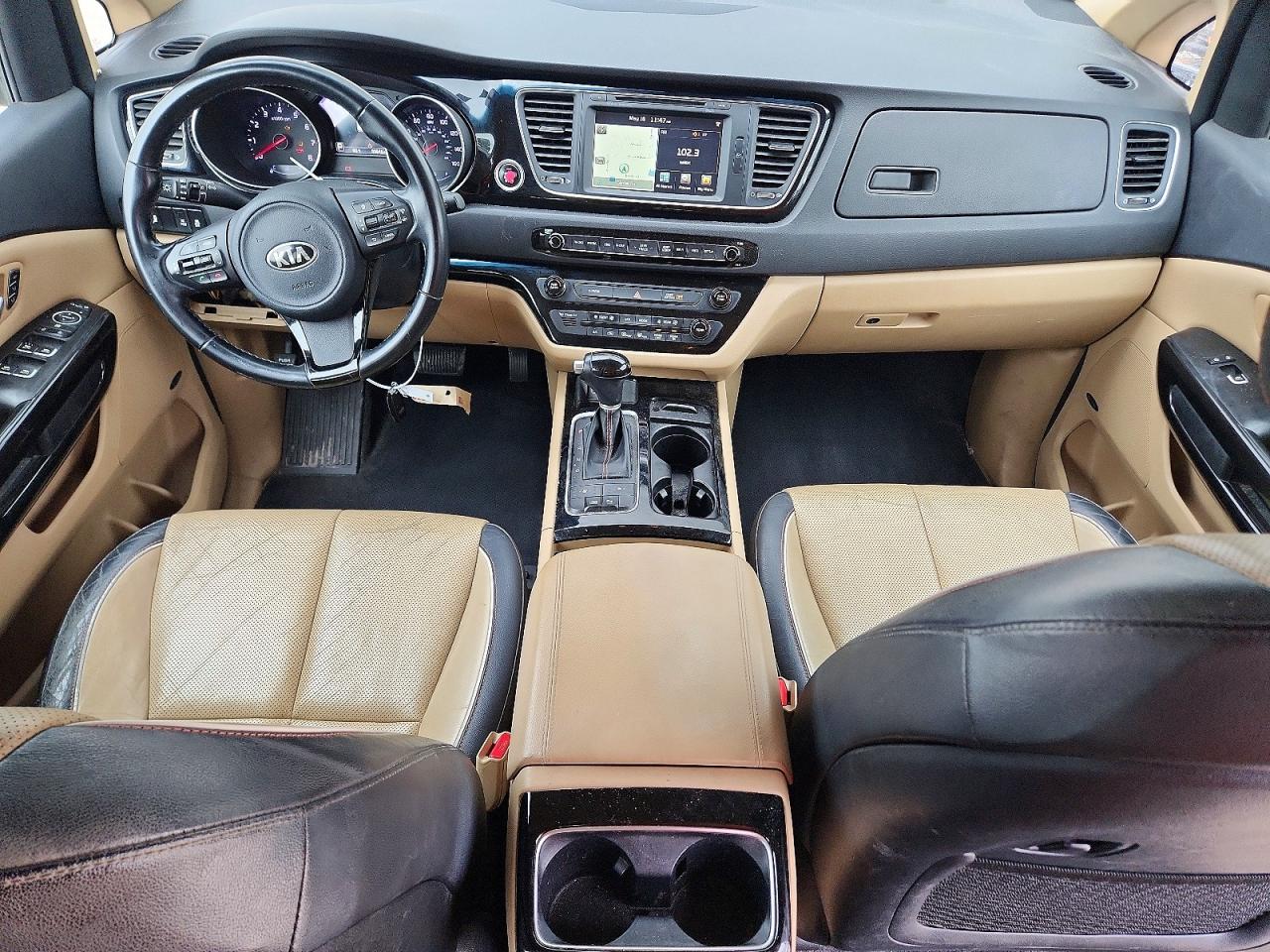2015 Kia Sedona Sx Бежевый vin: KNDMC5C12F6038474