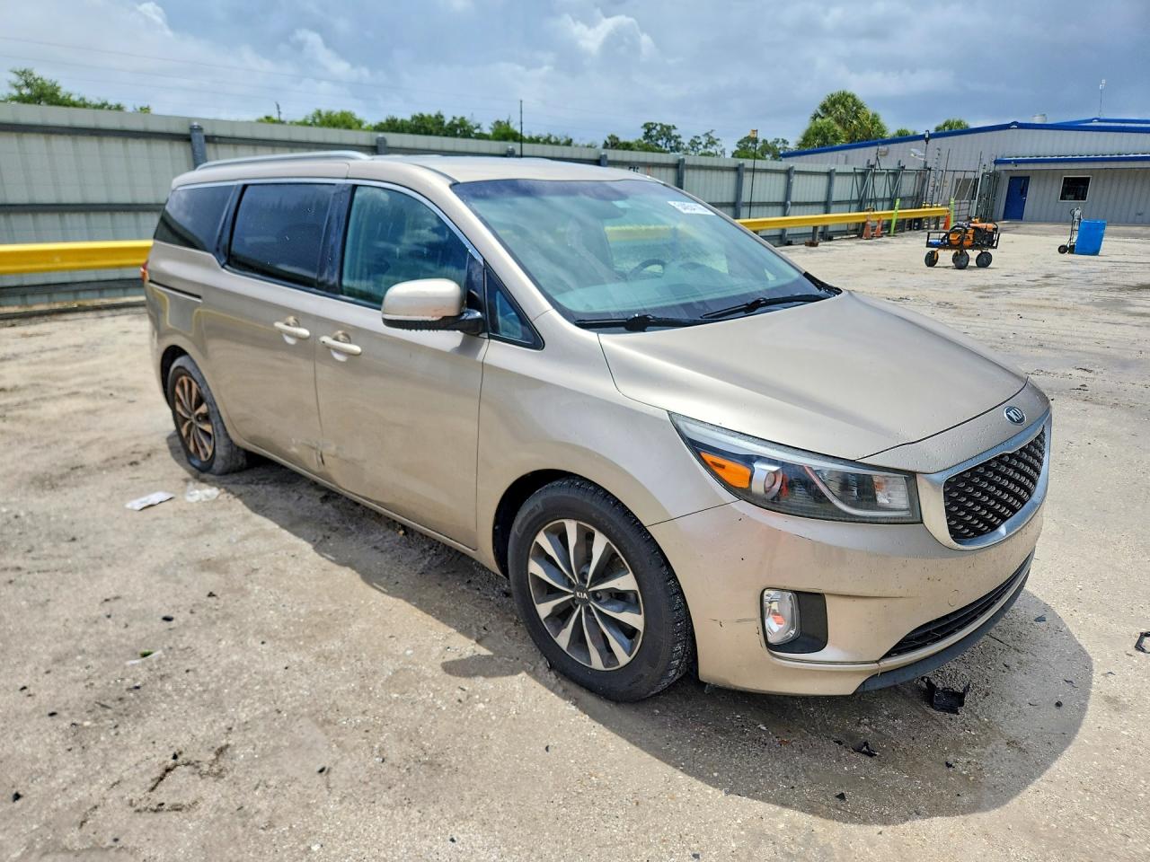 2015 Kia Sedona Sx Бежевый vin: KNDMC5C12F6038474