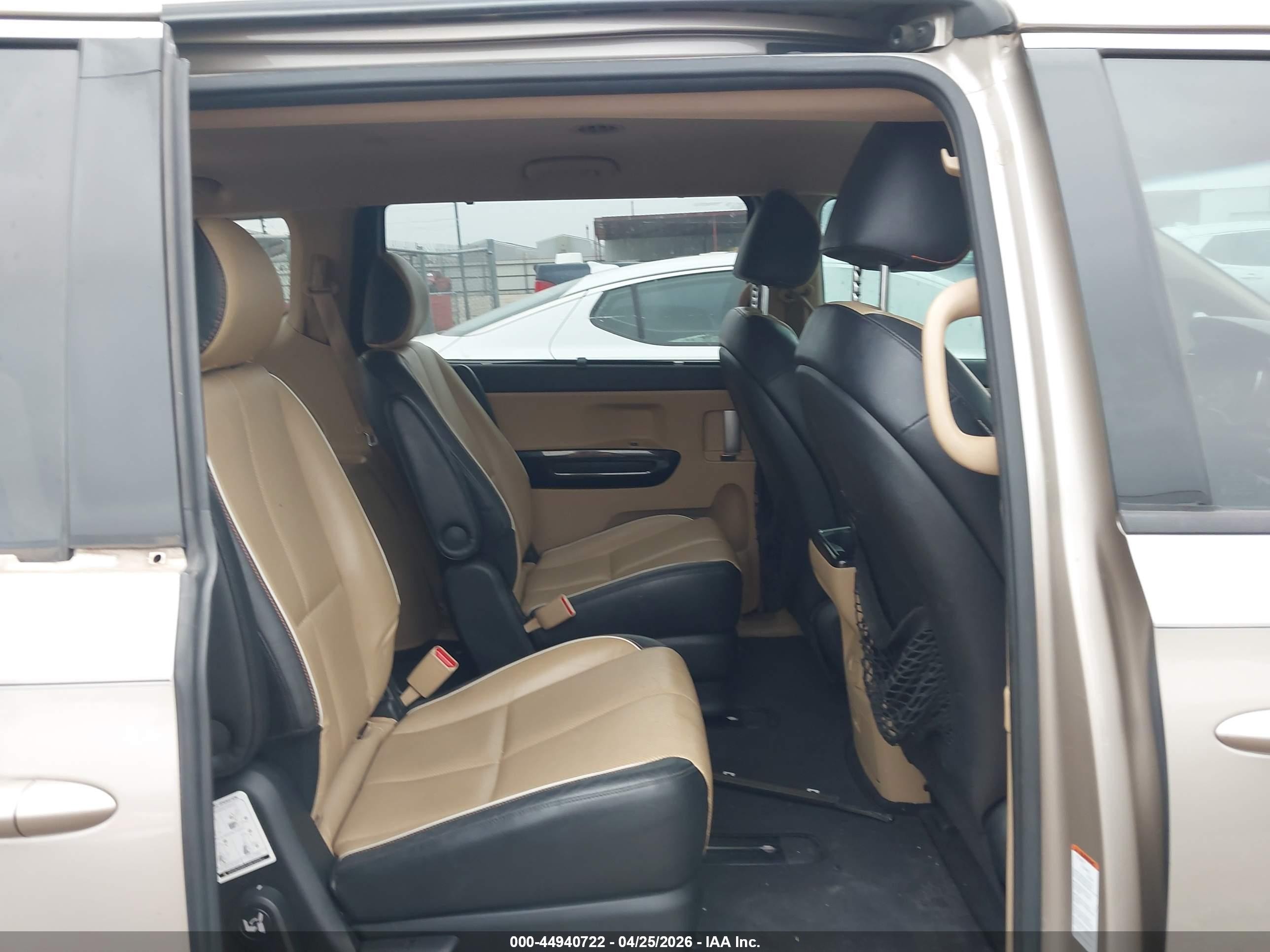 2015 Kia Sedona Sx Gold vin: KNDMC5C13F6019321