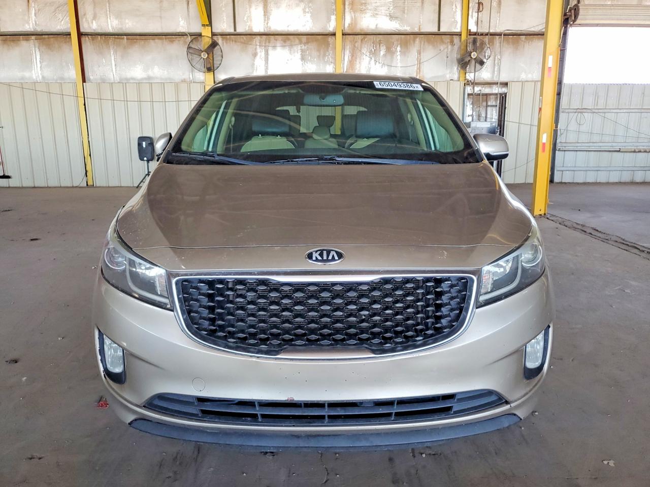 2015 Kia Sedona Ex Tan vin: KNDMC5C13F6049810