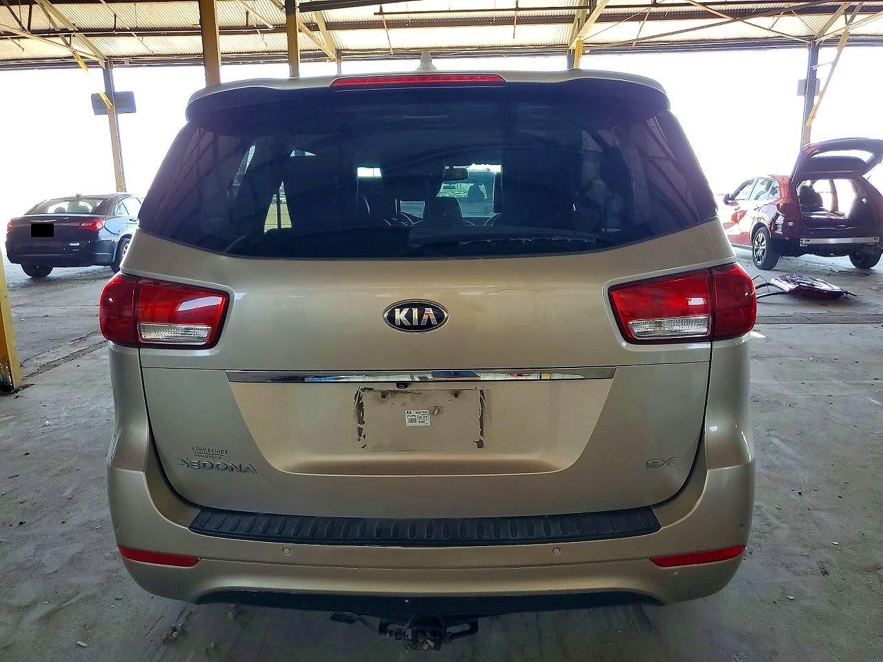 2015 Kia Sedona Ex Tan vin: KNDMC5C13F6049810