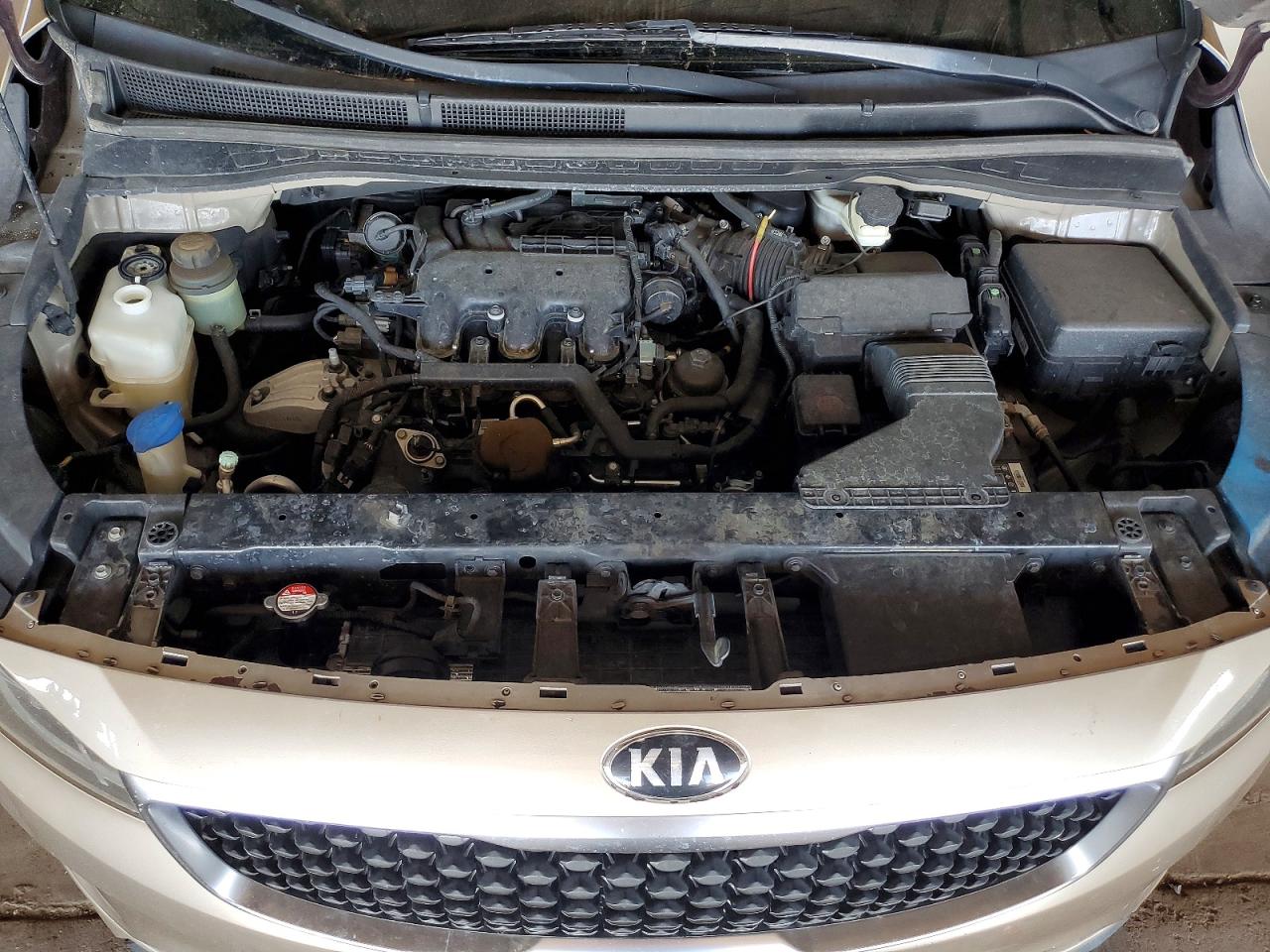 2015 Kia Sedona Ex Tan vin: KNDMC5C13F6049810