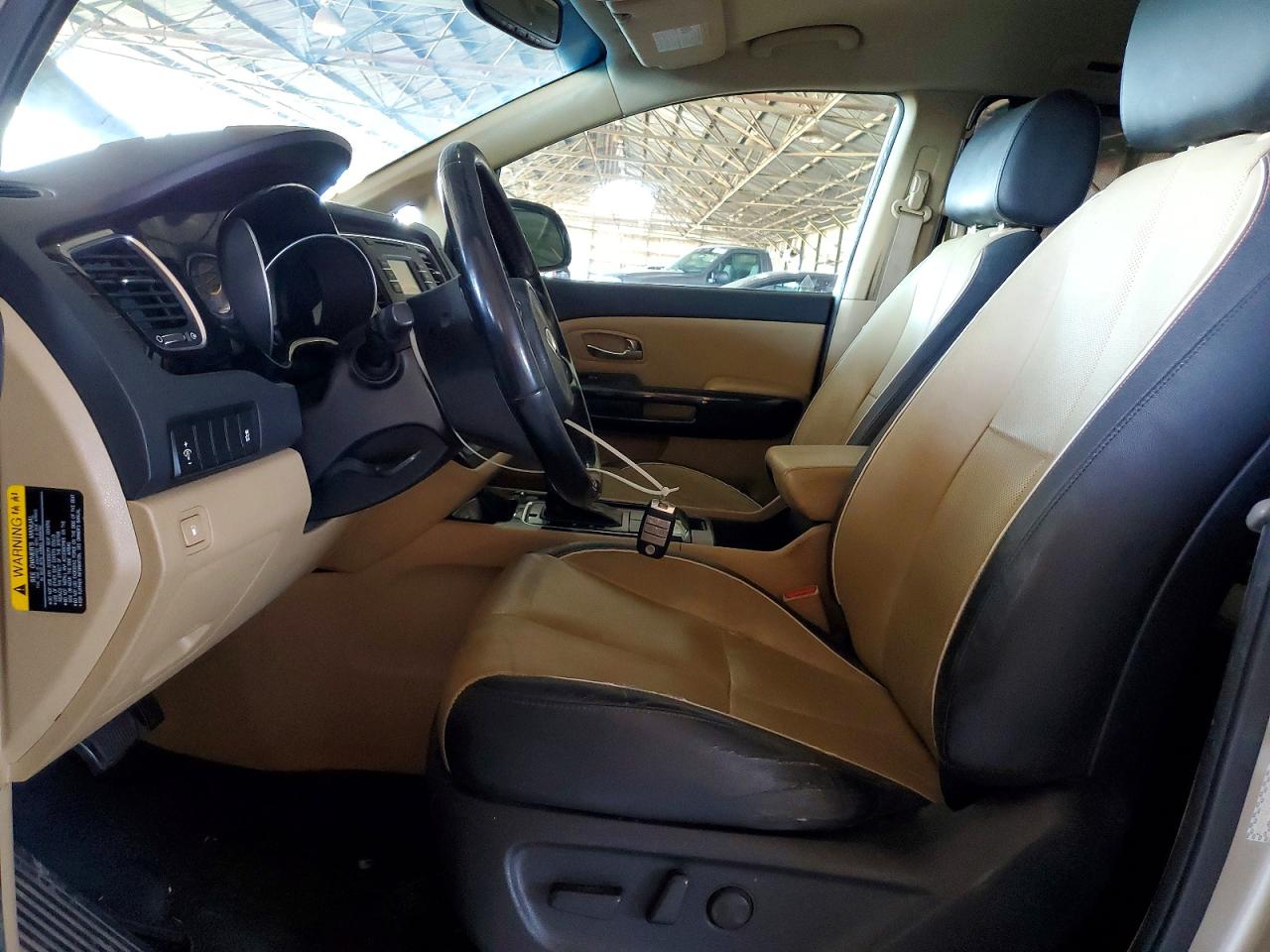 2015 Kia Sedona Ex Tan vin: KNDMC5C13F6049810