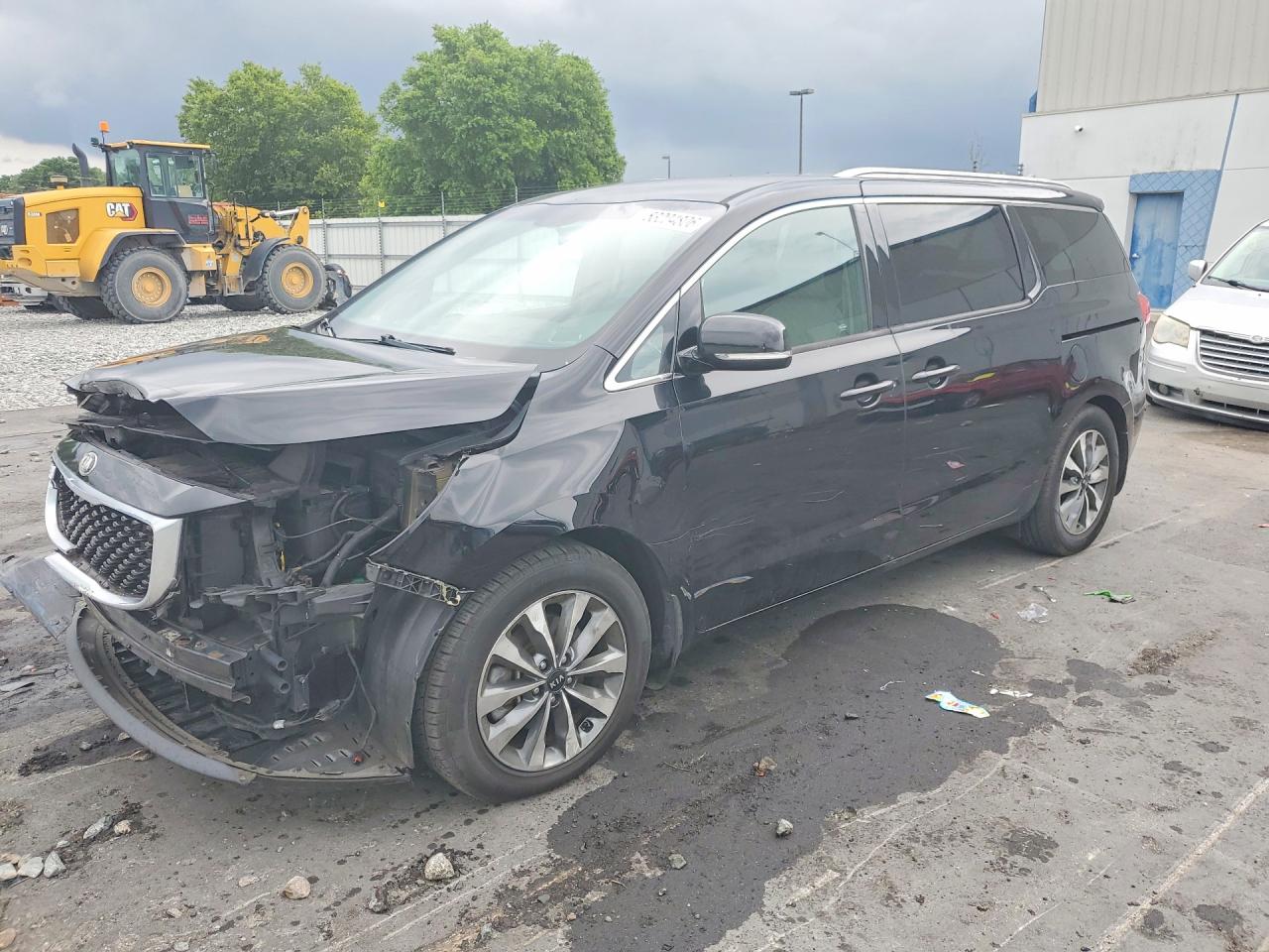 2015 Kia Sedona Sx Black vin: KNDMC5C13F6050634
