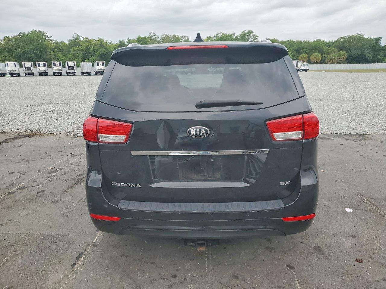 2015 Kia Sedona Sx Black vin: KNDMC5C13F6050634