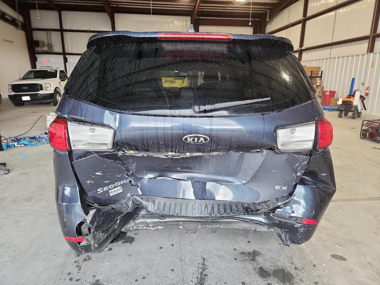2015 Kia Sedona Ex Blue vin: KNDMC5C14F6022292