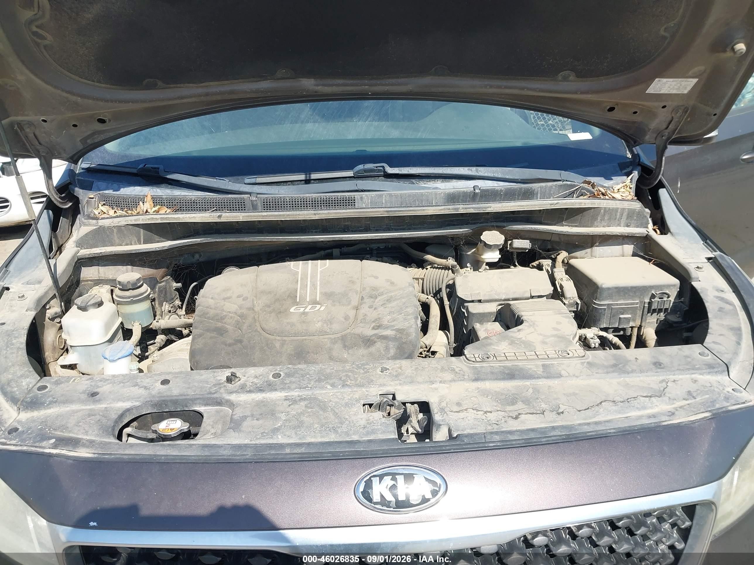 2015 Kia Sedona Ex Коричневый vin: KNDMC5C14F6027329