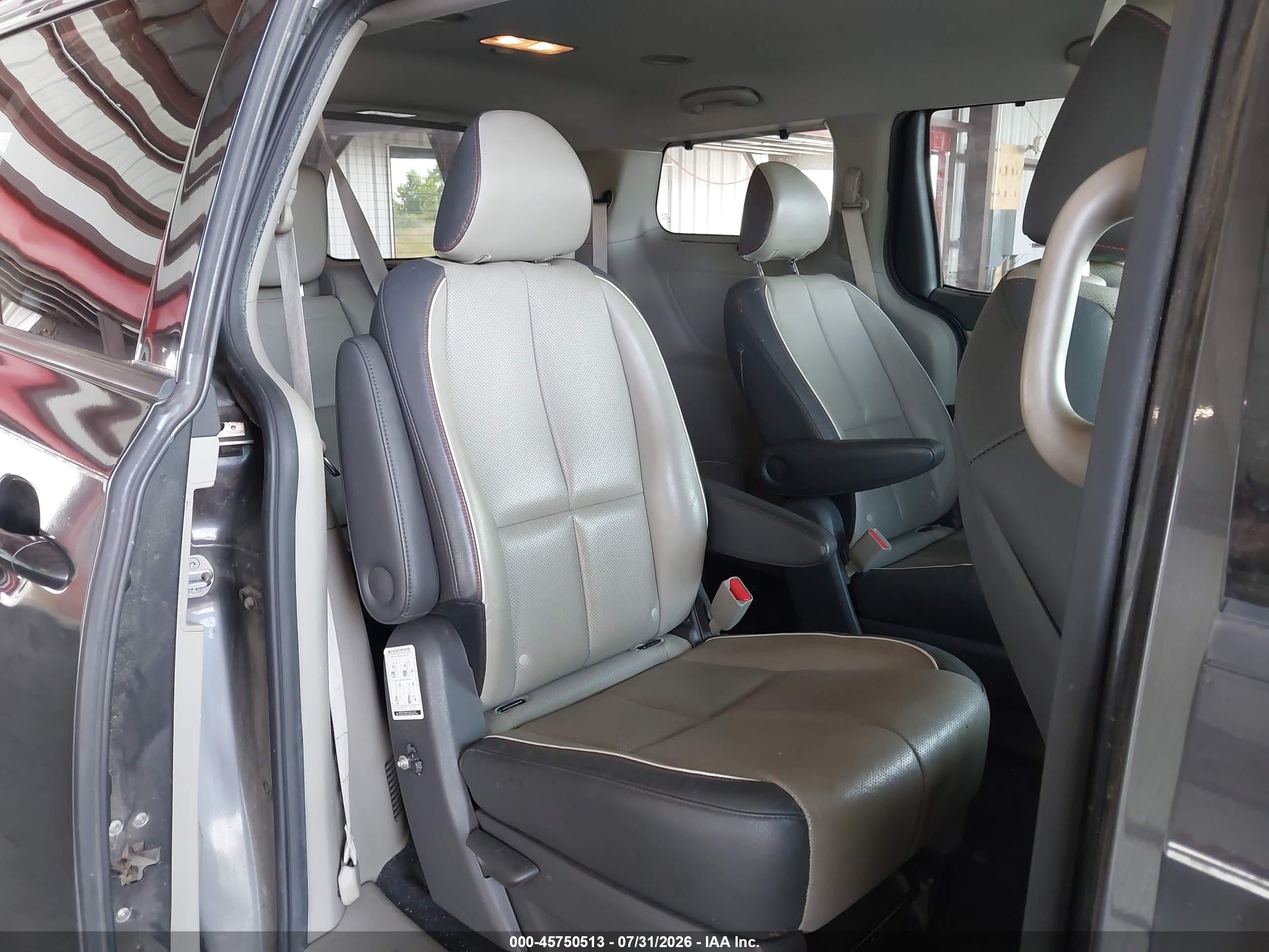 2015 Kia Sedona Sx Gray vin: KNDMC5C14F6039349