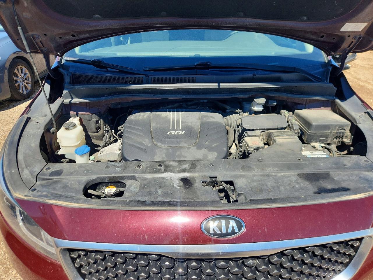 2016 Kia Sedona Sx Maroon vin: KNDMC5C14G6186725