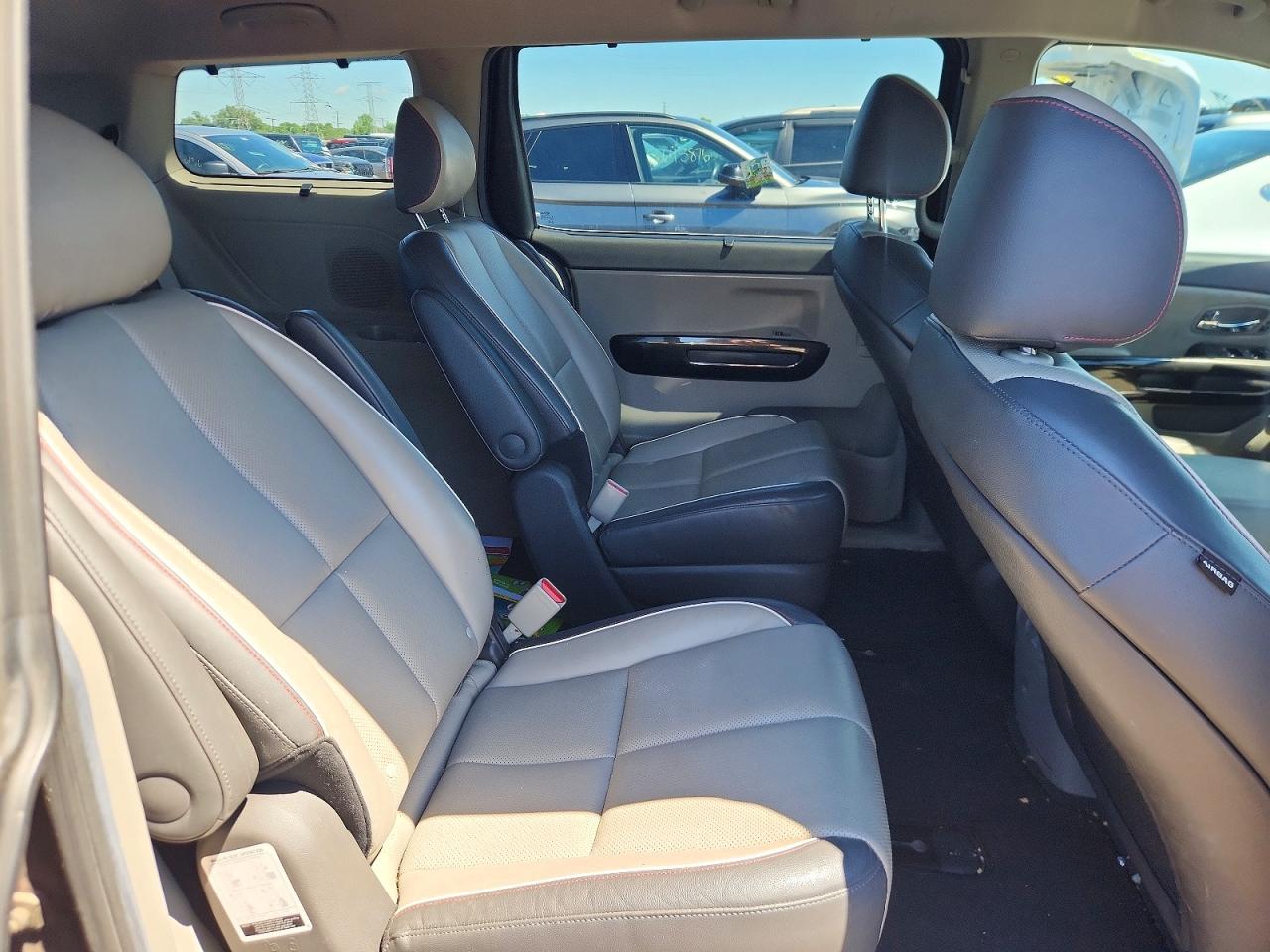 2016 Kia Sedona Sx Maroon vin: KNDMC5C14G6186725