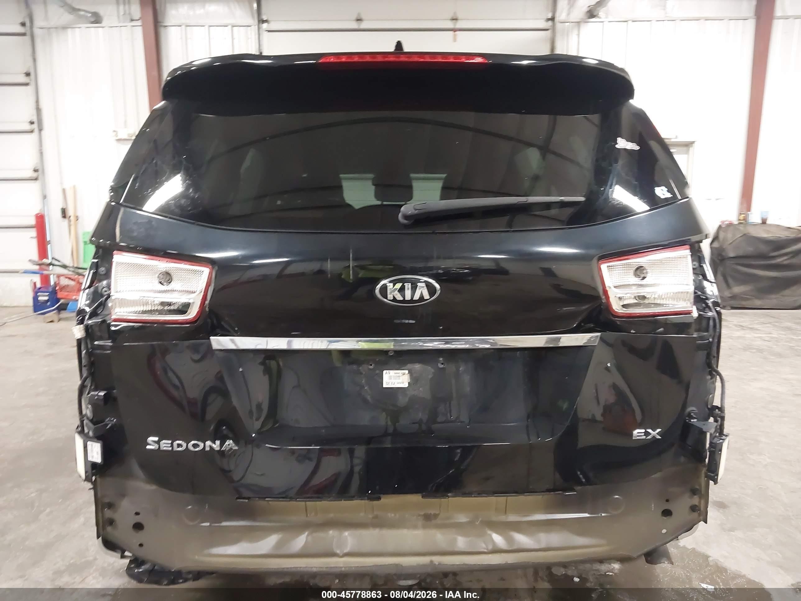 2018 Kia Sedona Ex Black vin: KNDMC5C14J6376192