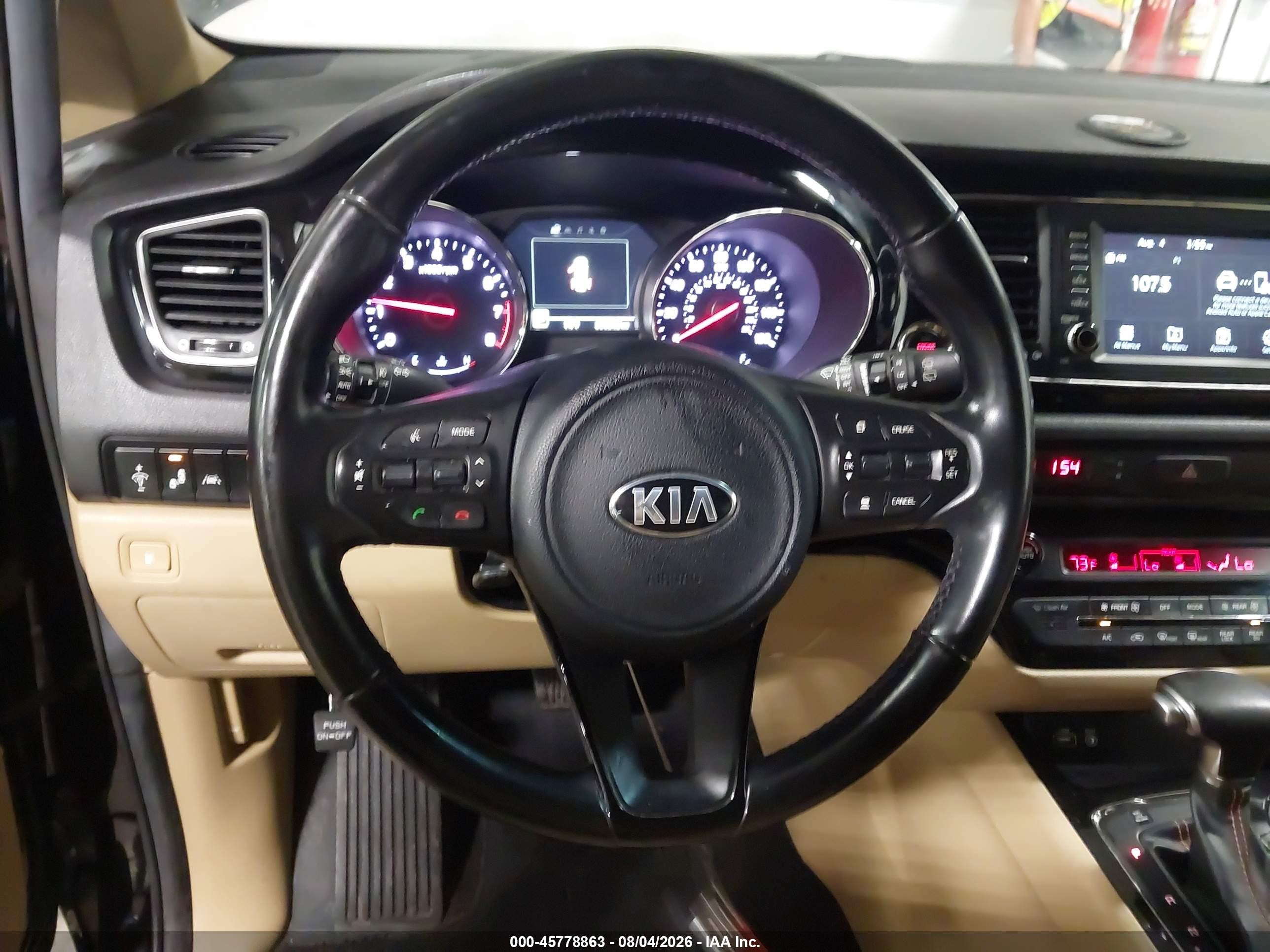2018 Kia Sedona Ex Black vin: KNDMC5C14J6376192