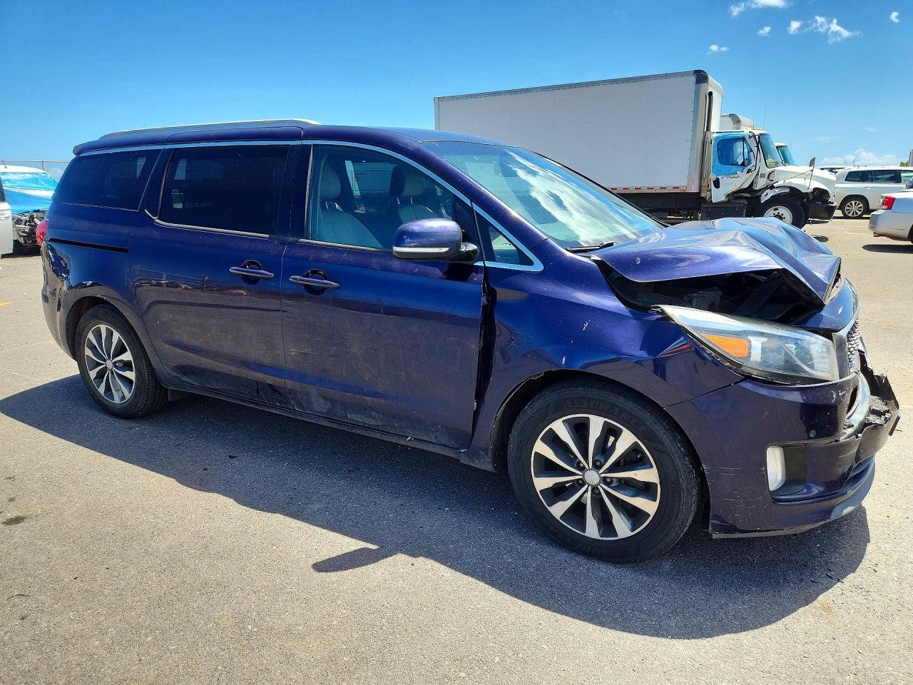 2018 Kia Sedona Sx Purple vin: KNDMC5C14J6423074