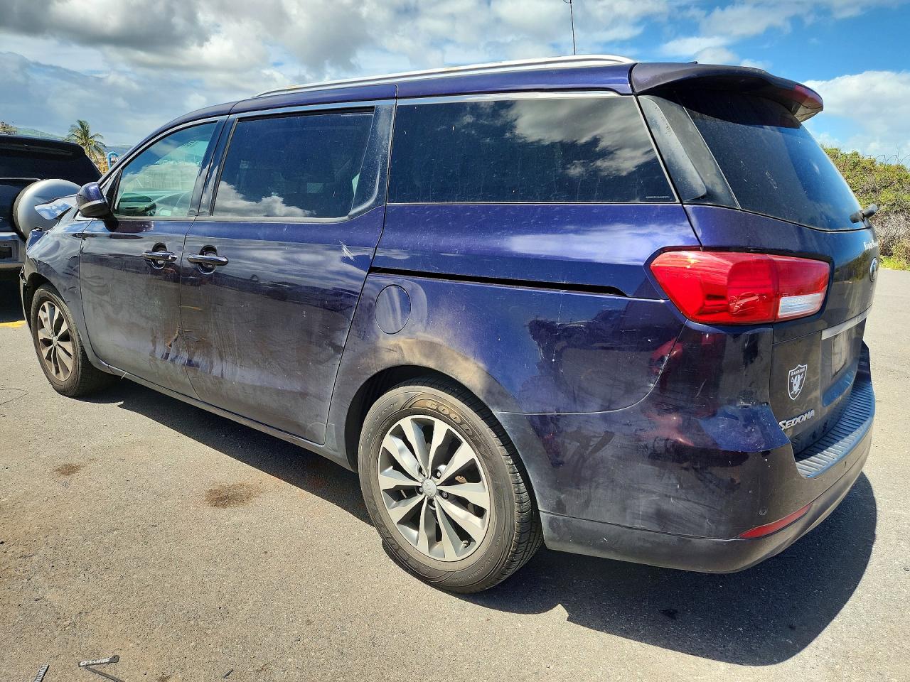 2018 Kia Sedona Sx Purple vin: KNDMC5C14J6423074