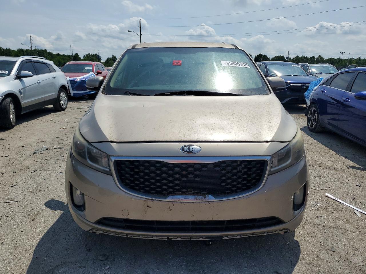 2015 Kia Sedona Sx Tan vin: KNDMC5C15F6020552