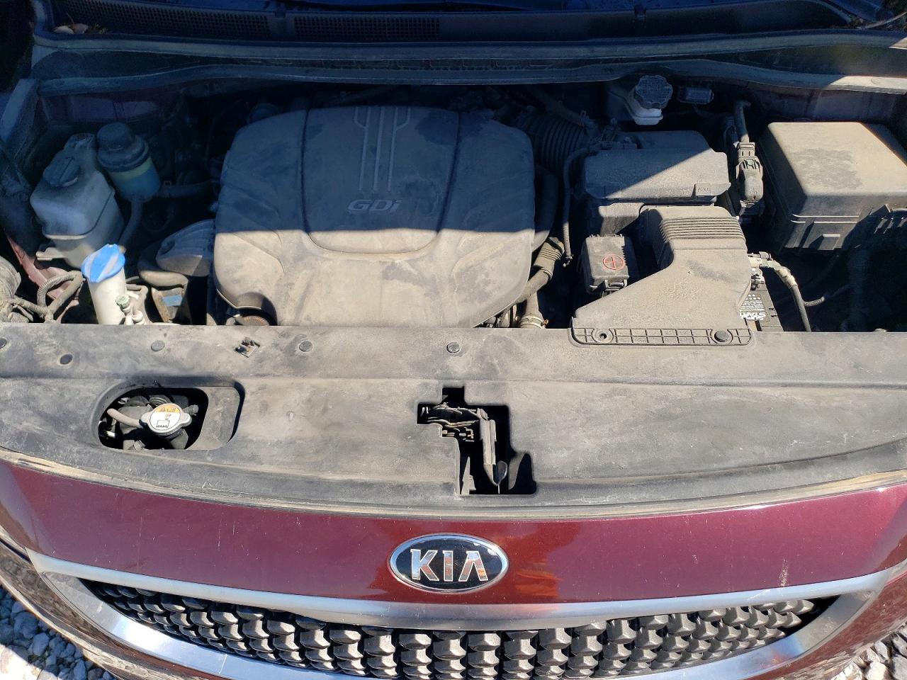 2015 Kia Sedona Ex Burgundy vin: KNDMC5C15F6045127
